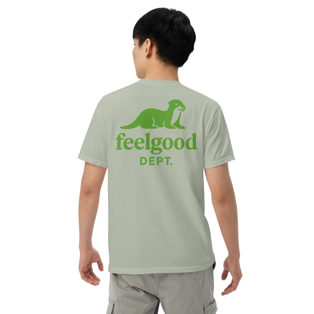 double-needle topstitched collar