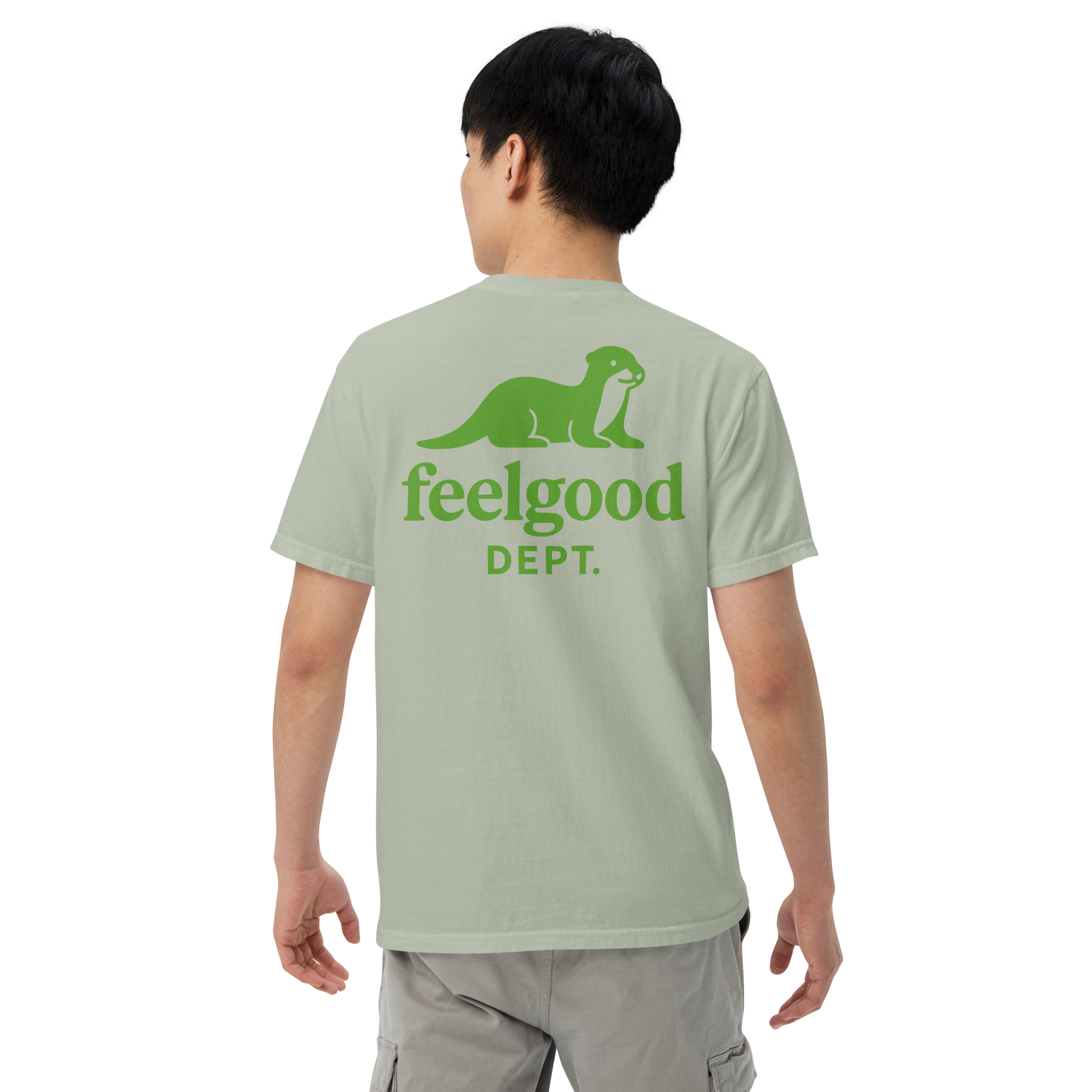 double-needle topstitched collar