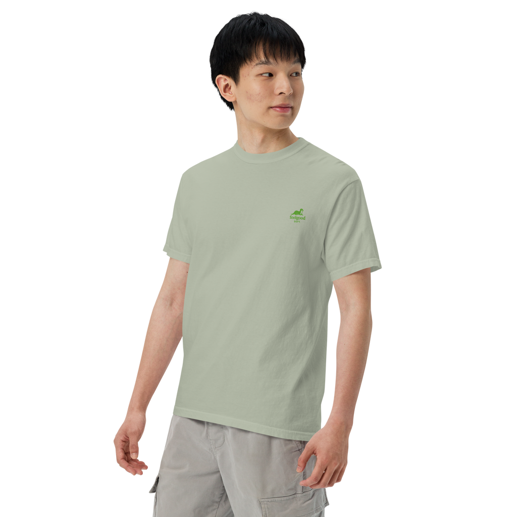 double-needle topstitched collar