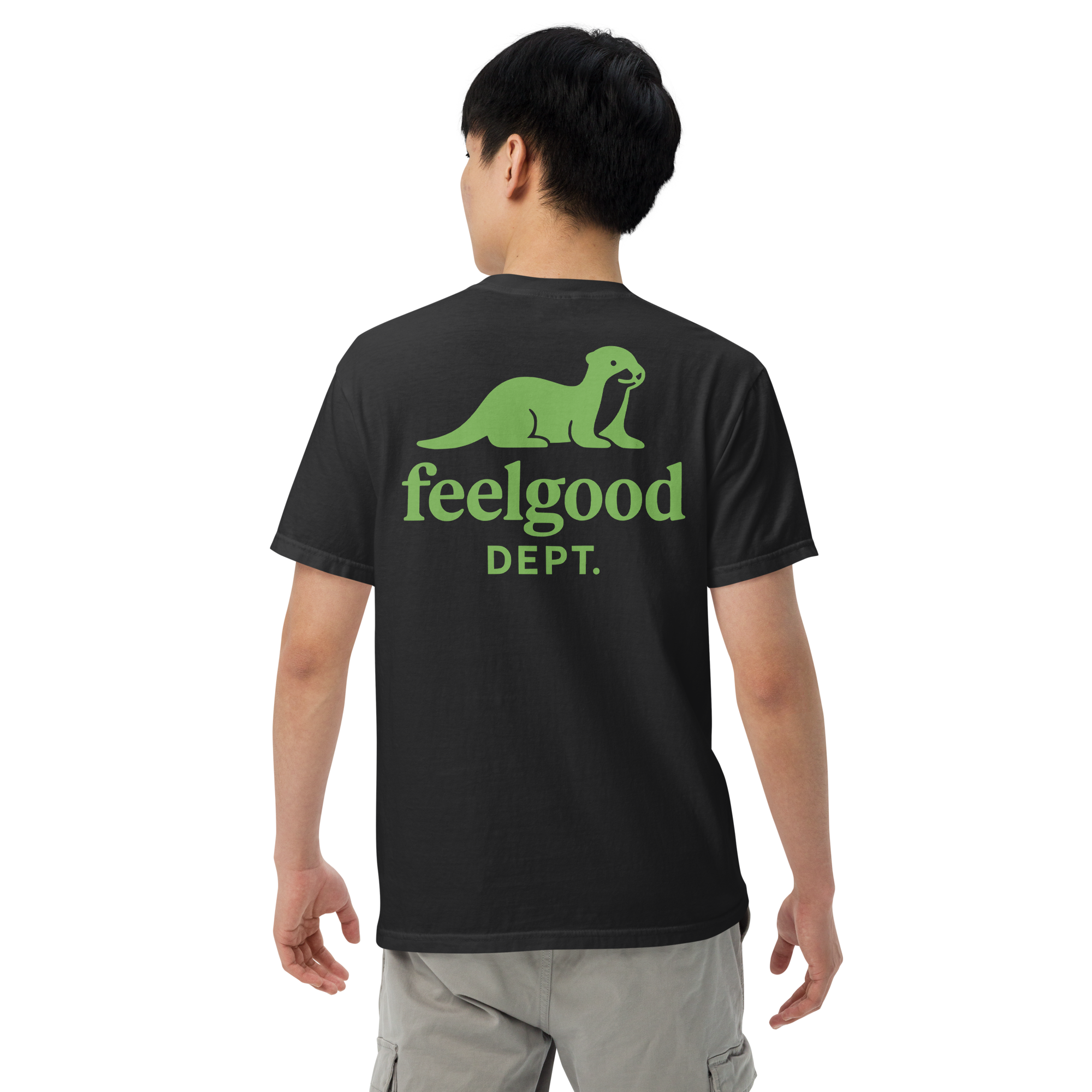 double-needle topstitched collar