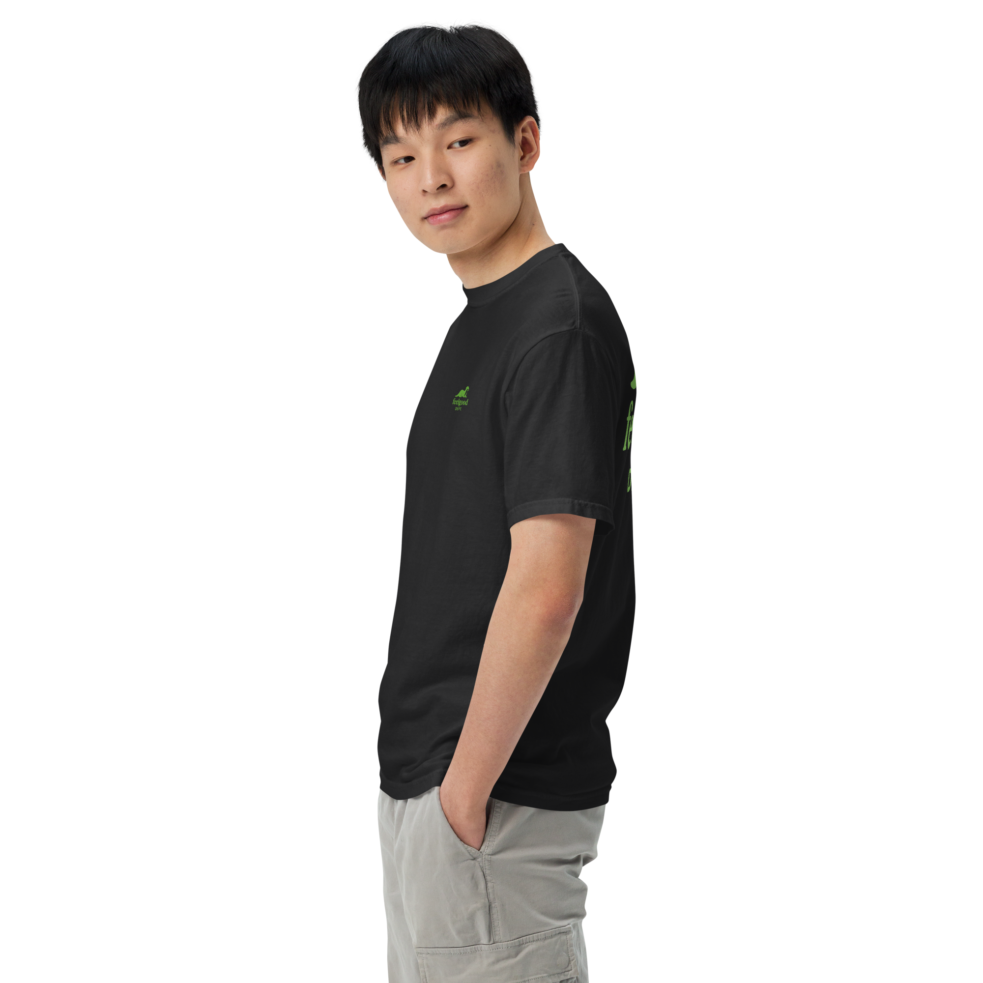 double-needle topstitched collar