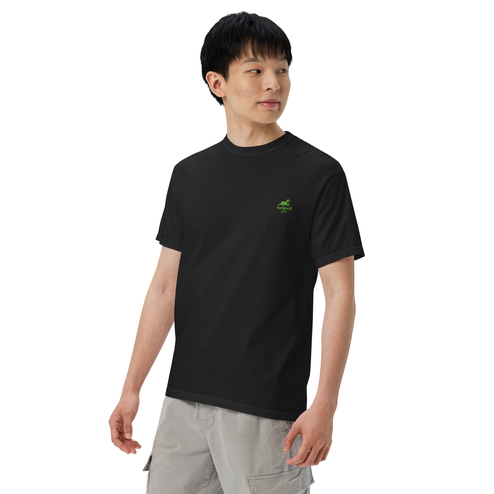 double-needle topstitched collar