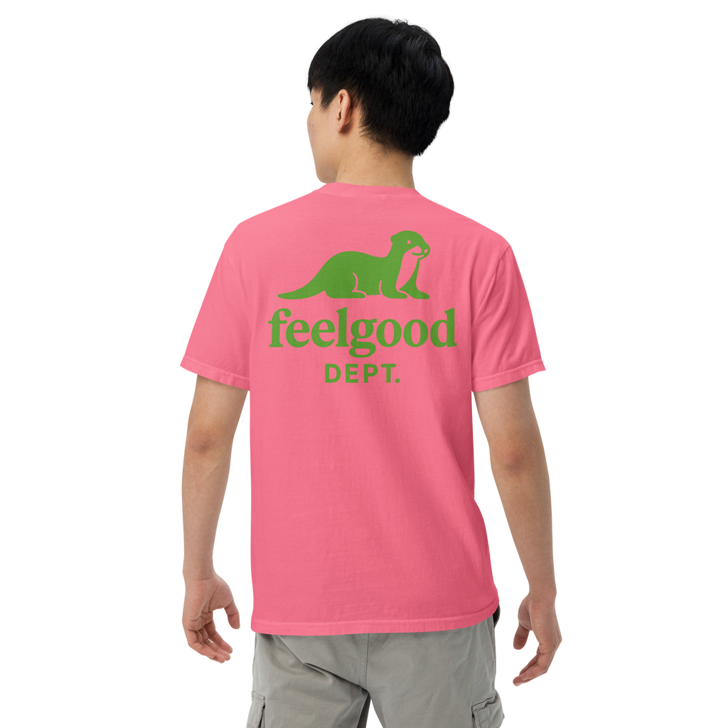 double-needle topstitched collar