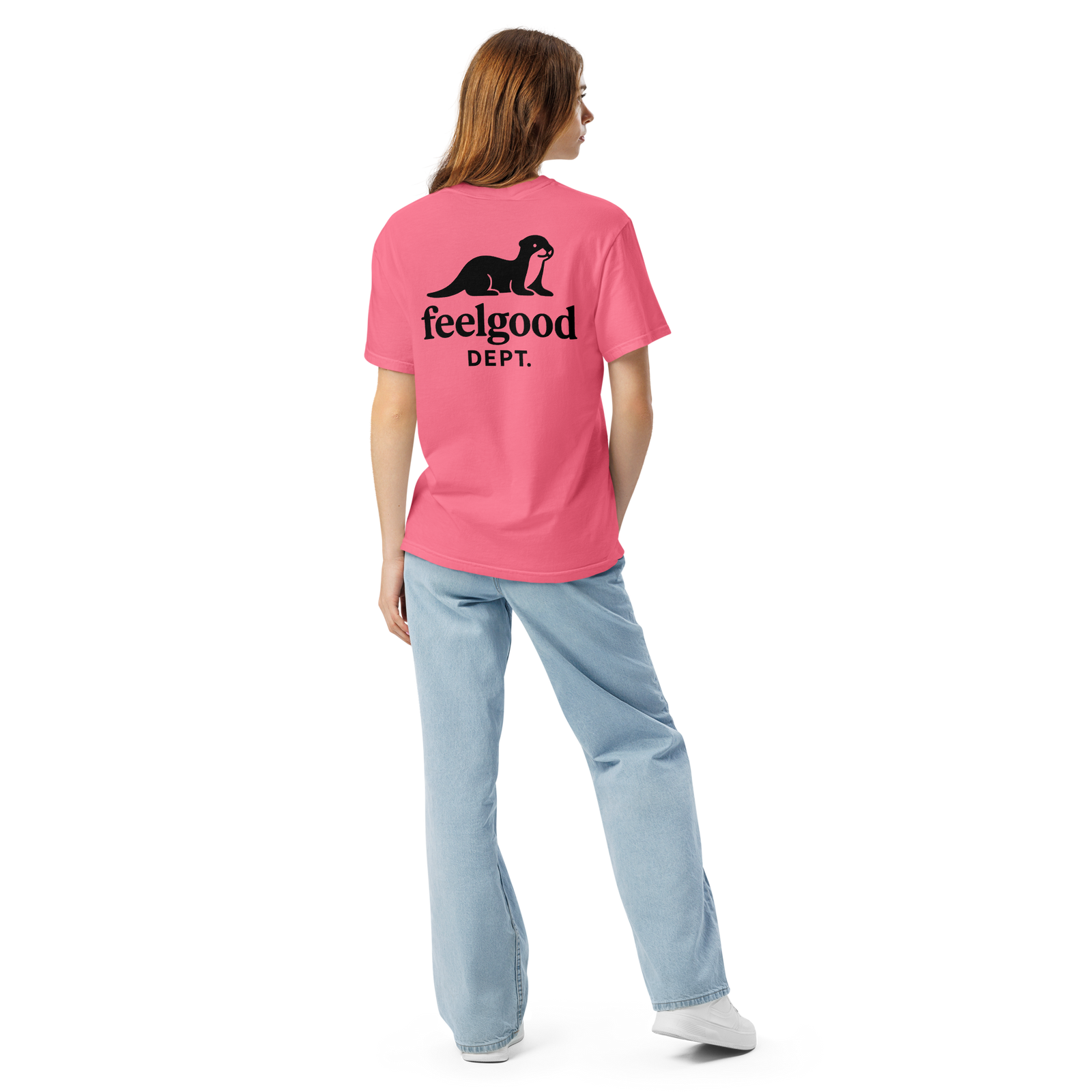 Garment-dyed heavy cotton T-shirt