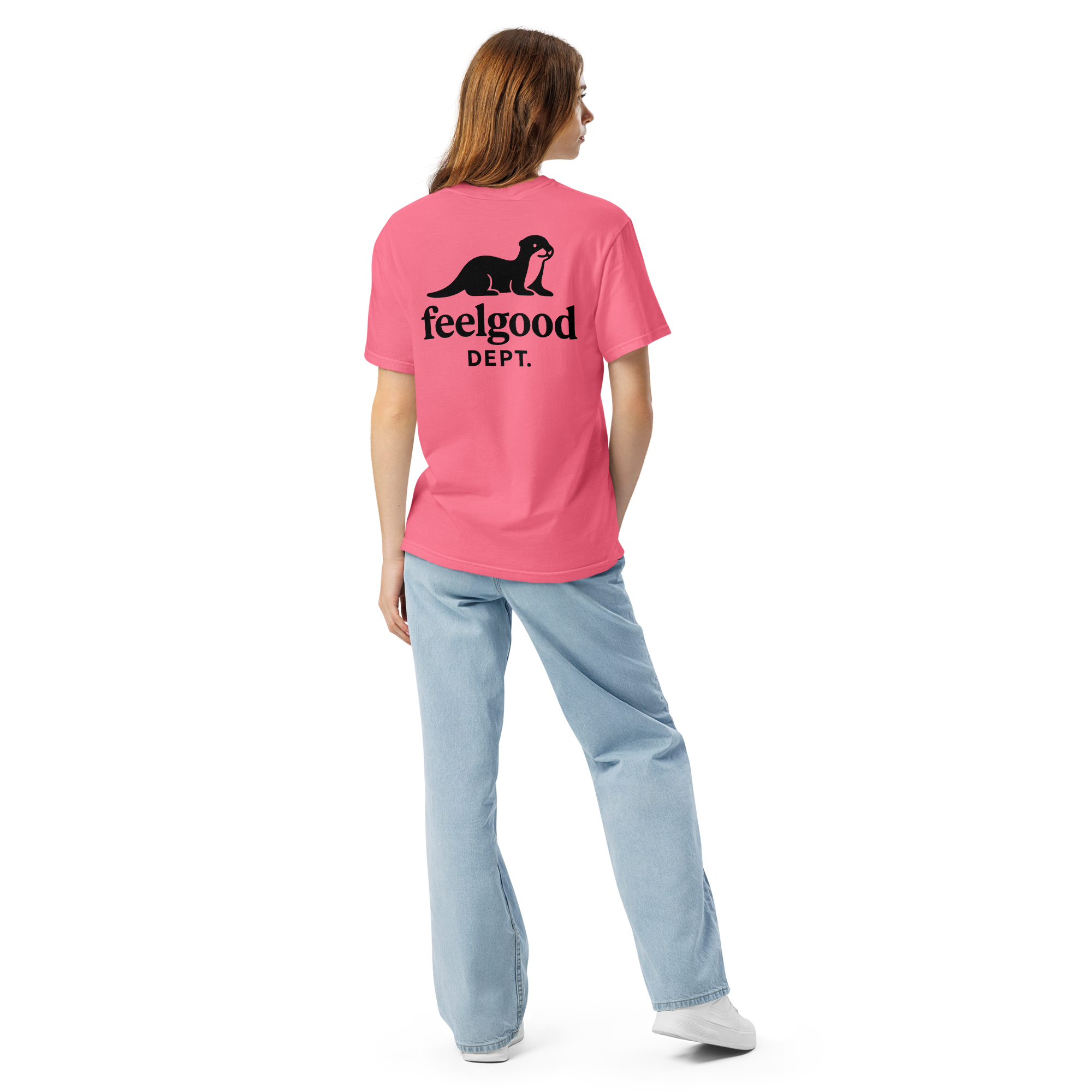 Garment-dyed heavy cotton T-shirt