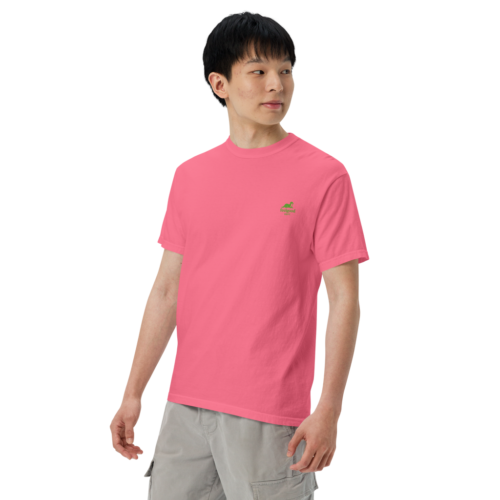 double-needle topstitched collar