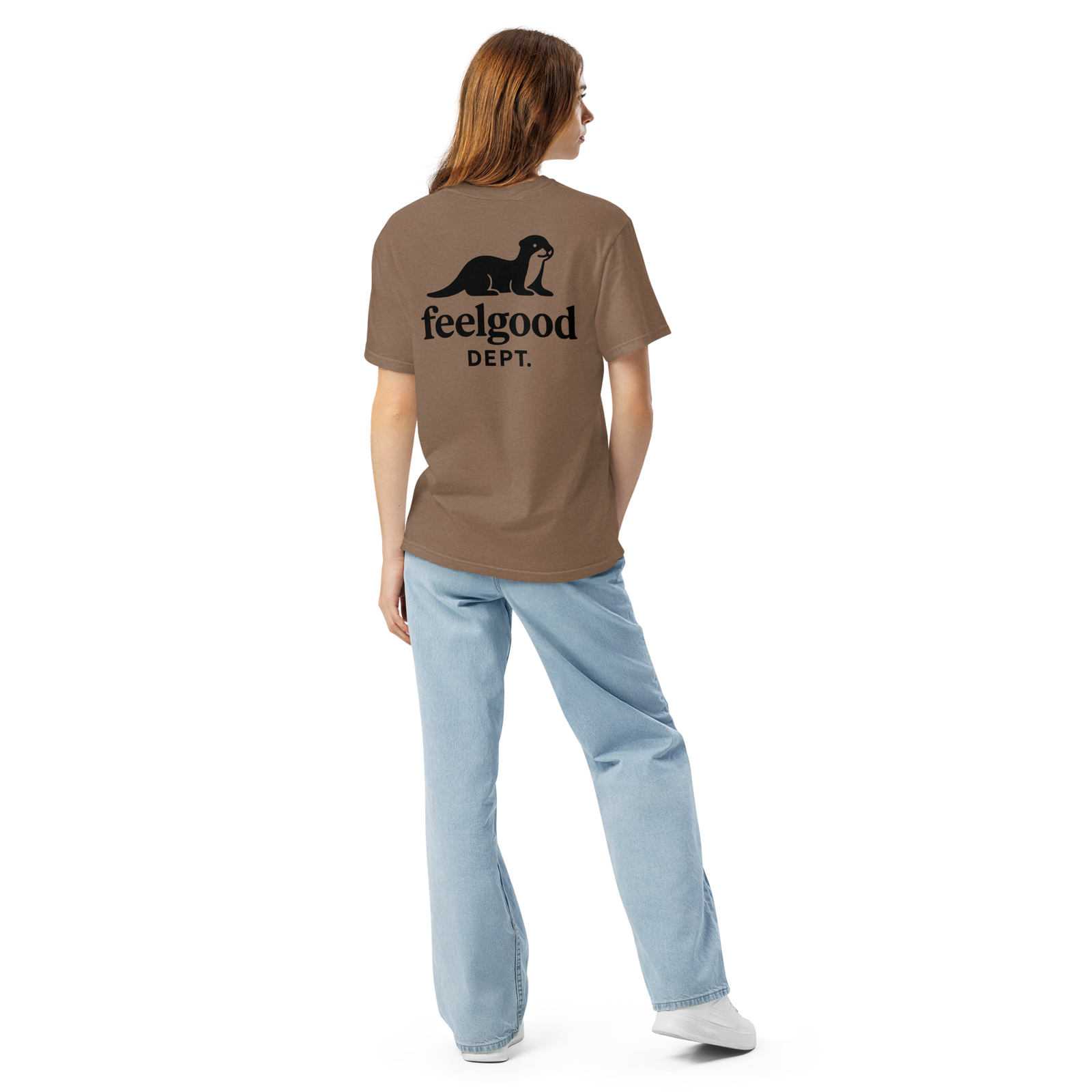 Garment-dyed heavy cotton T-shirt