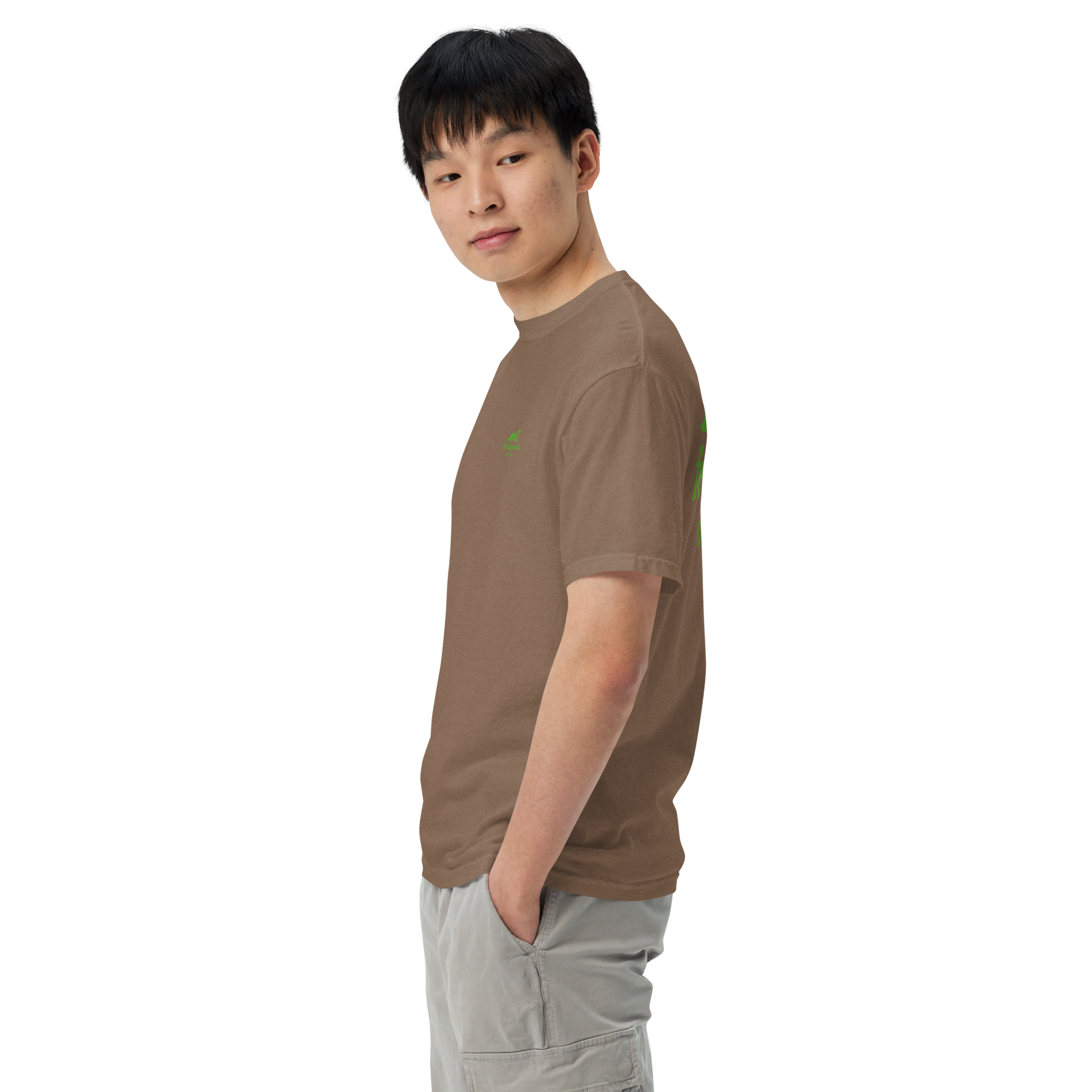 double-needle topstitched collar