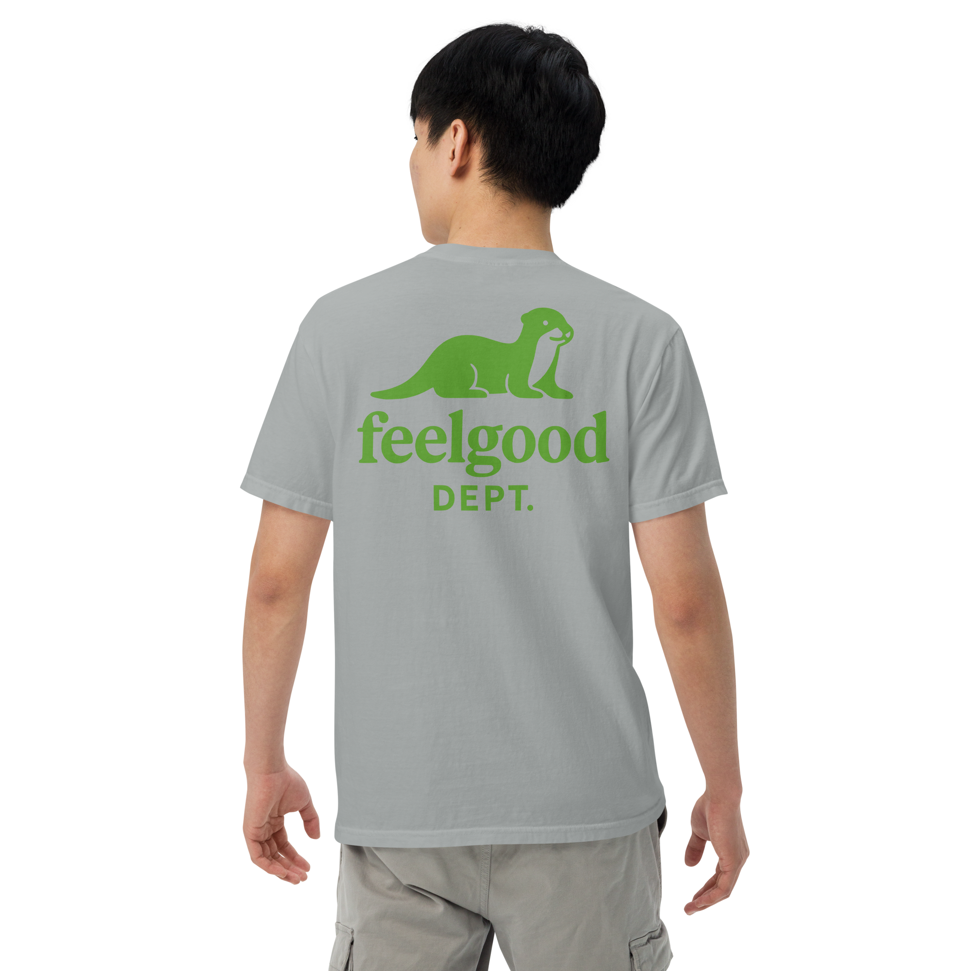 double-needle topstitched collar