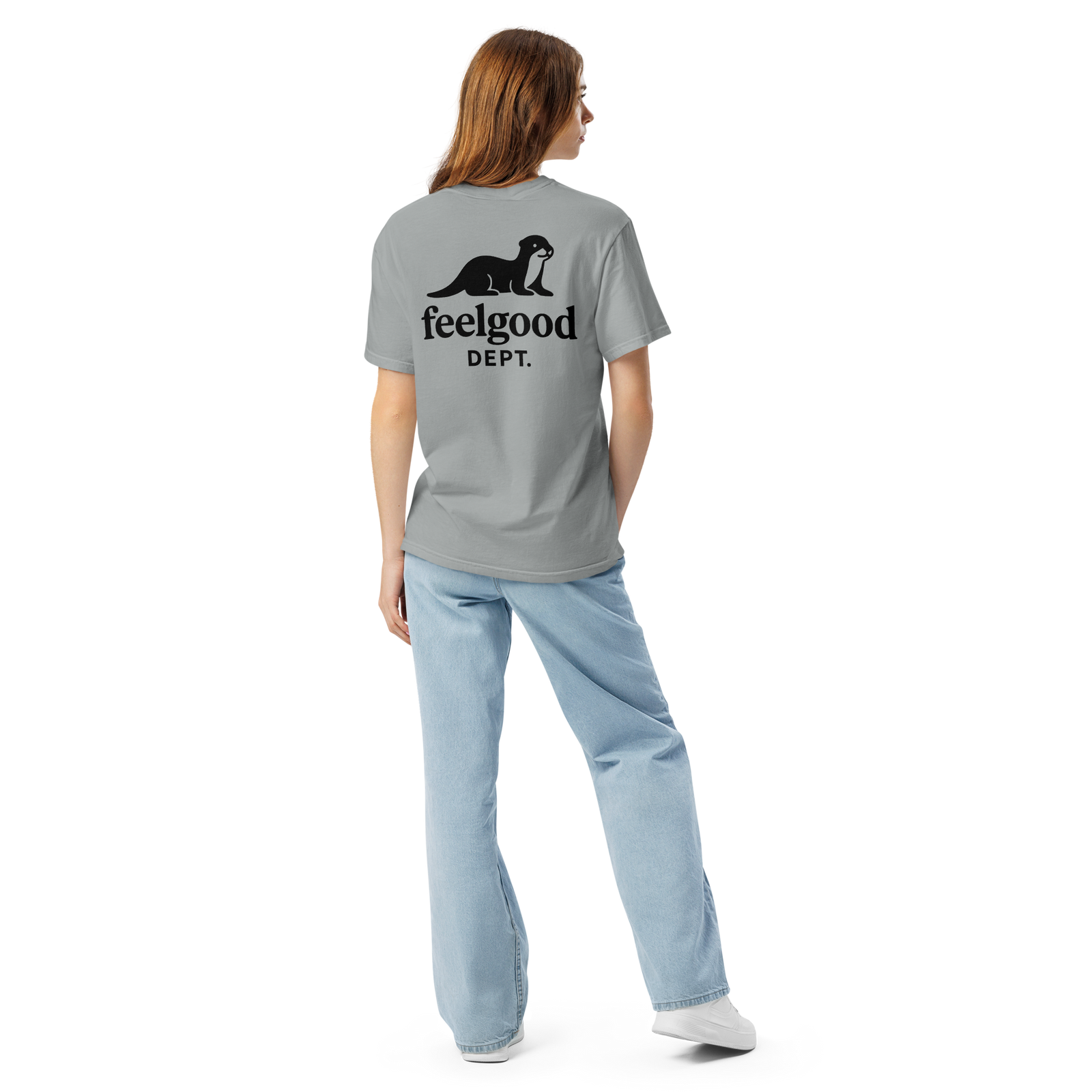 Garment-dyed heavy cotton T-shirt