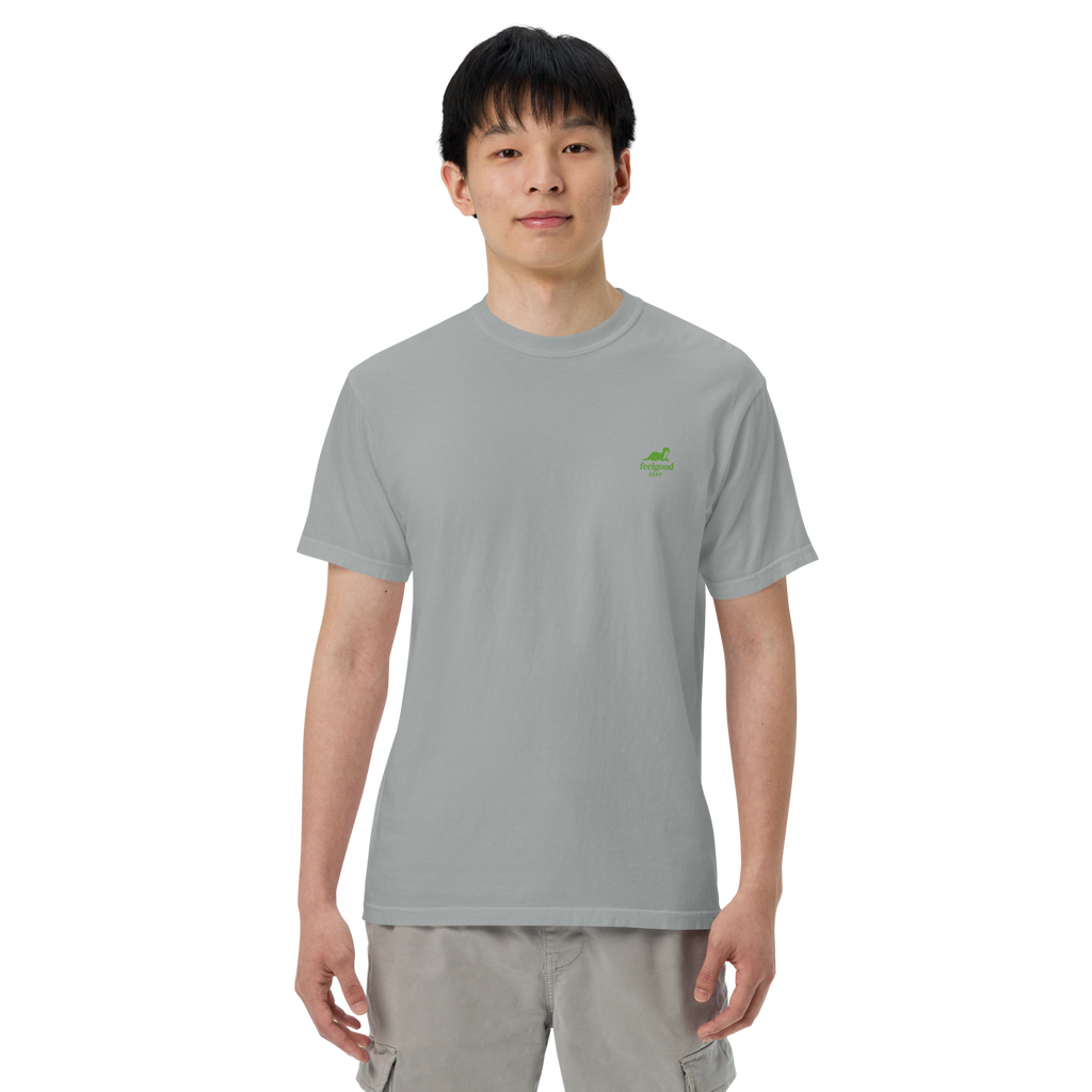 double-needle topstitched collar