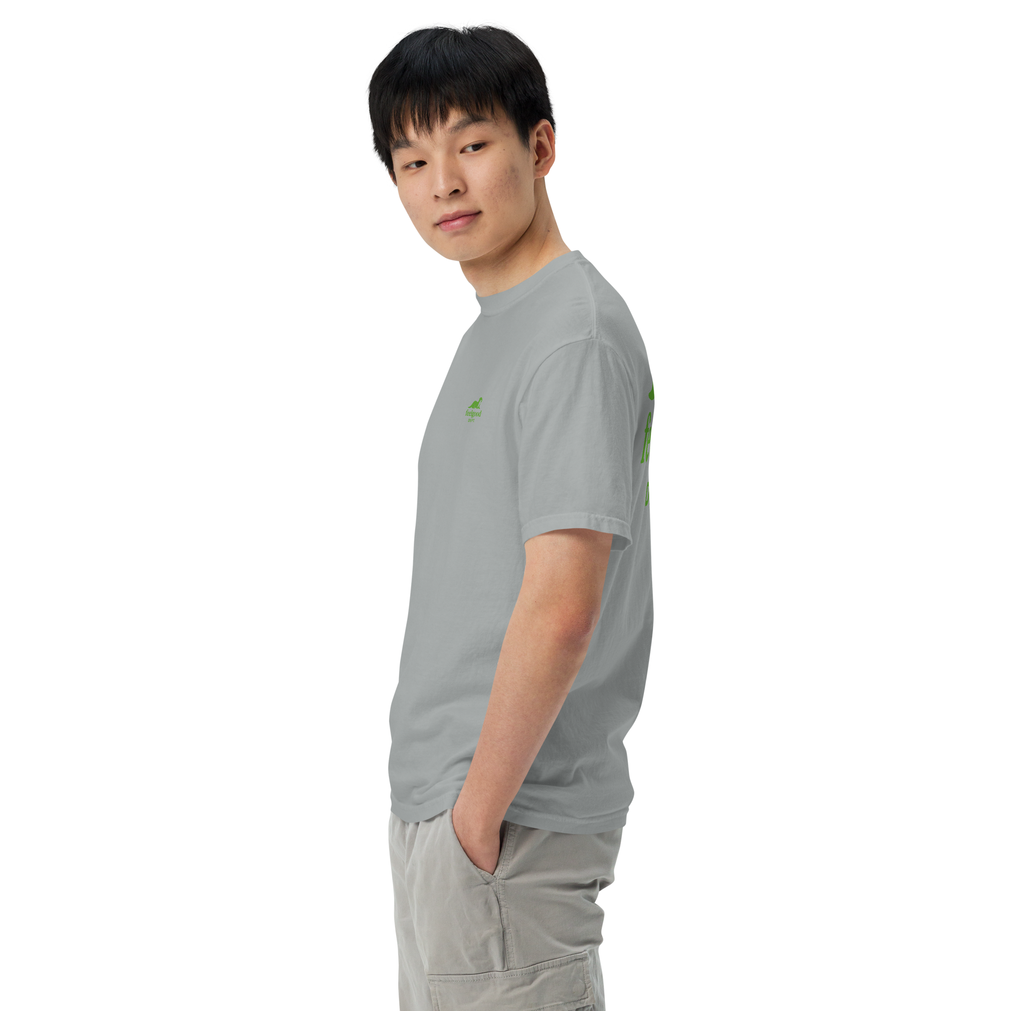 double-needle topstitched collar