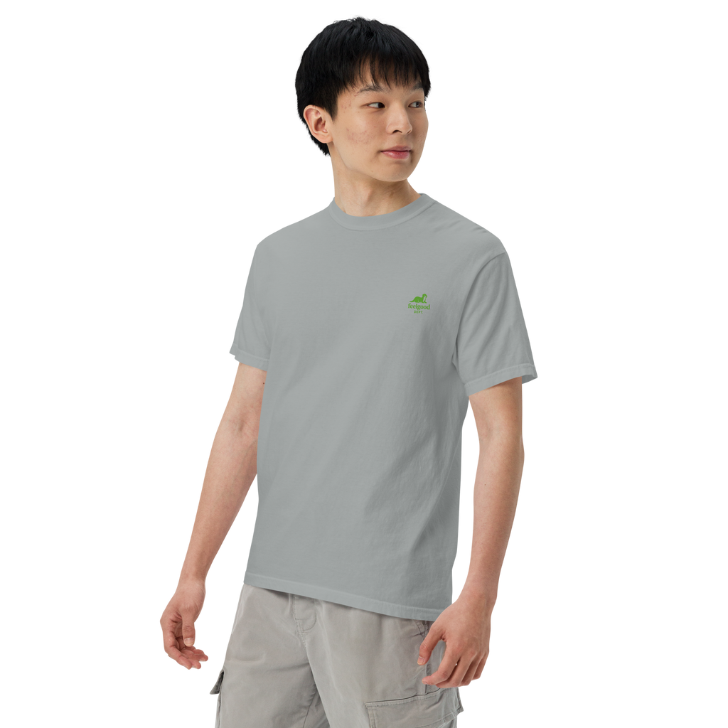 double-needle topstitched collar