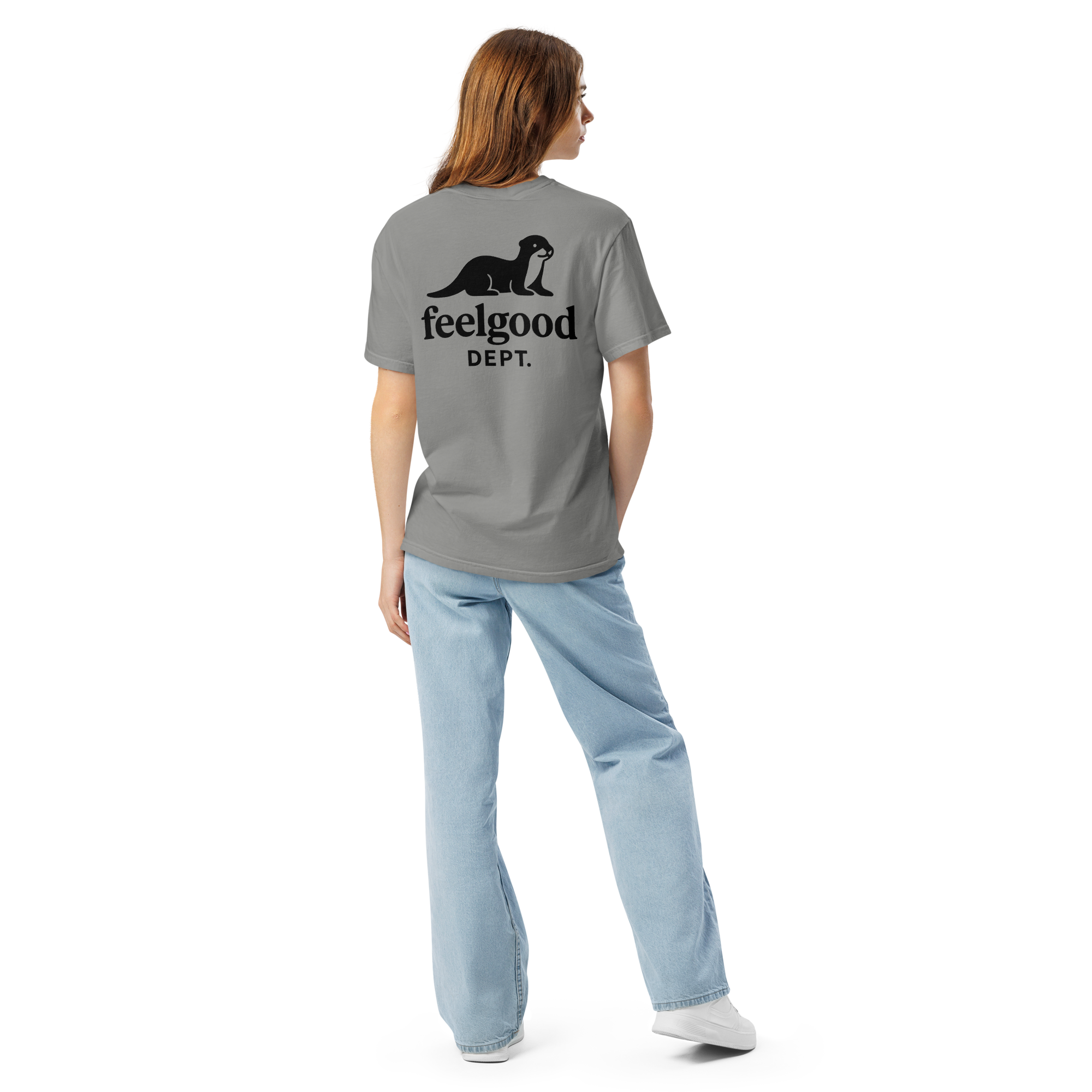 Garment-dyed heavy cotton T-shirt