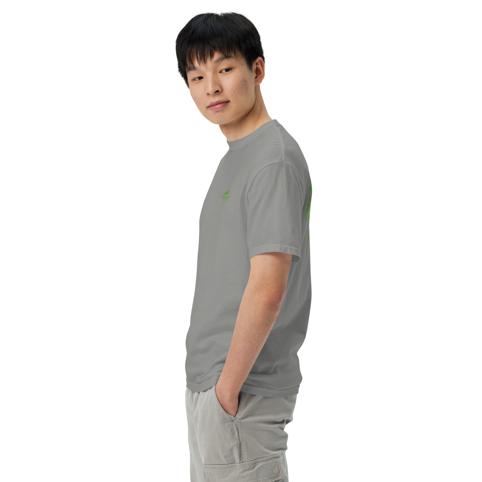 double-needle topstitched collar