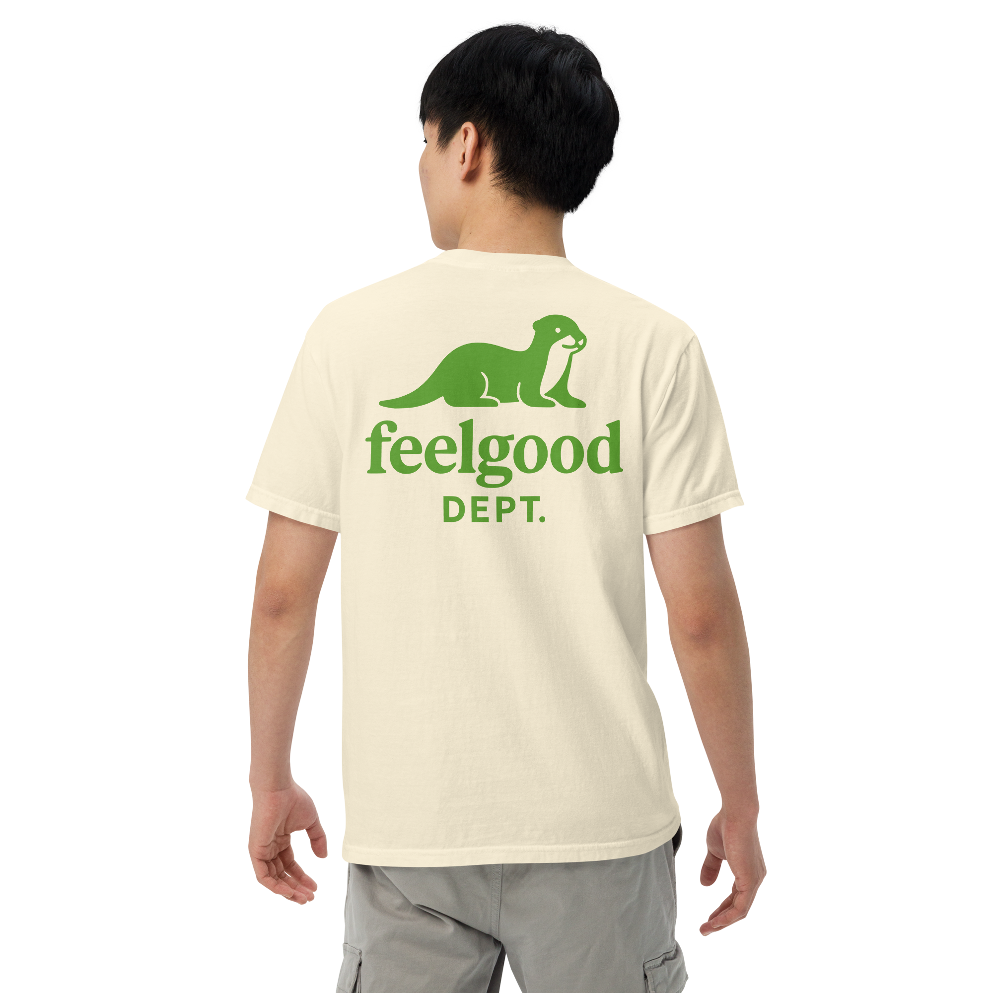 double-needle topstitched collar