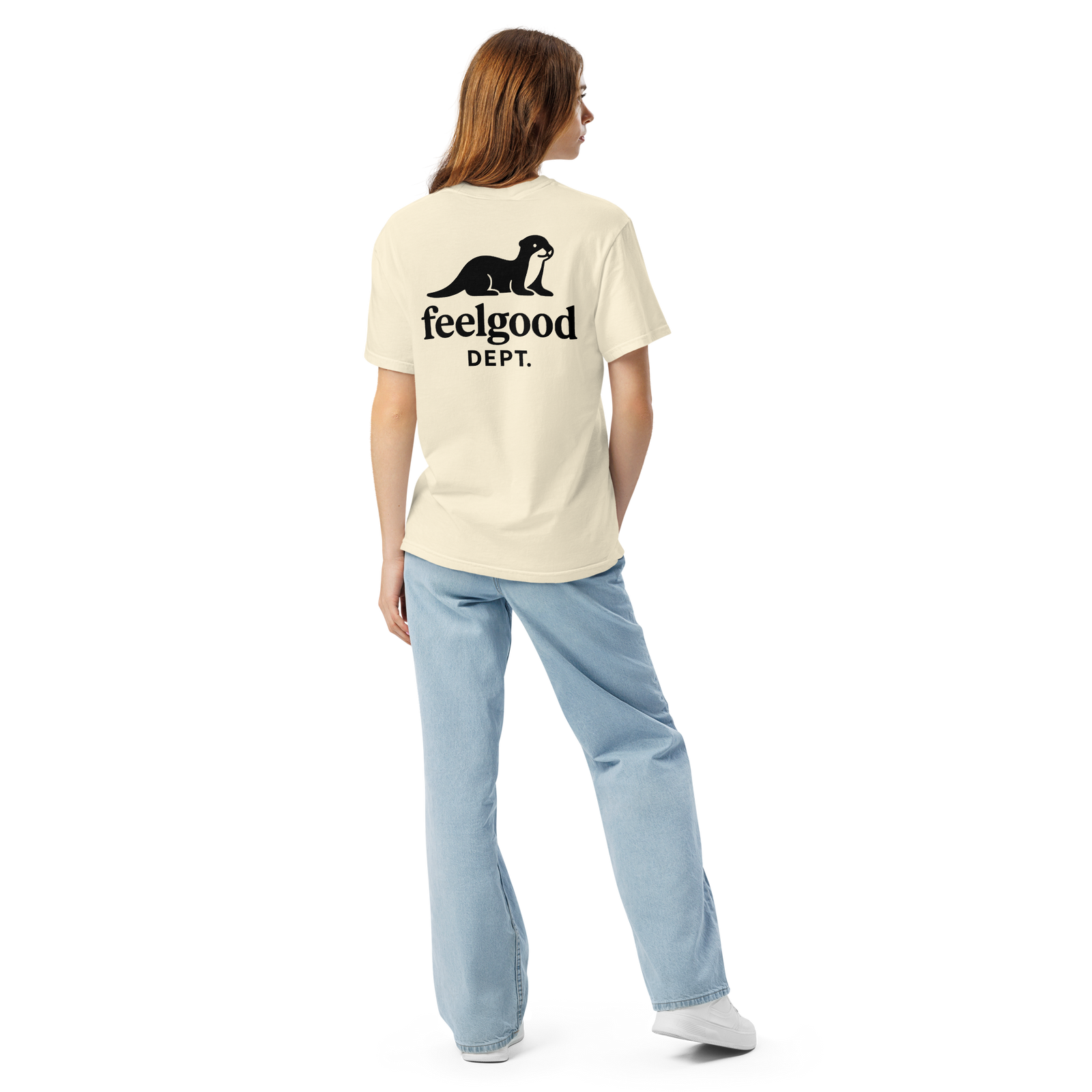 Garment-dyed heavy cotton T-shirt