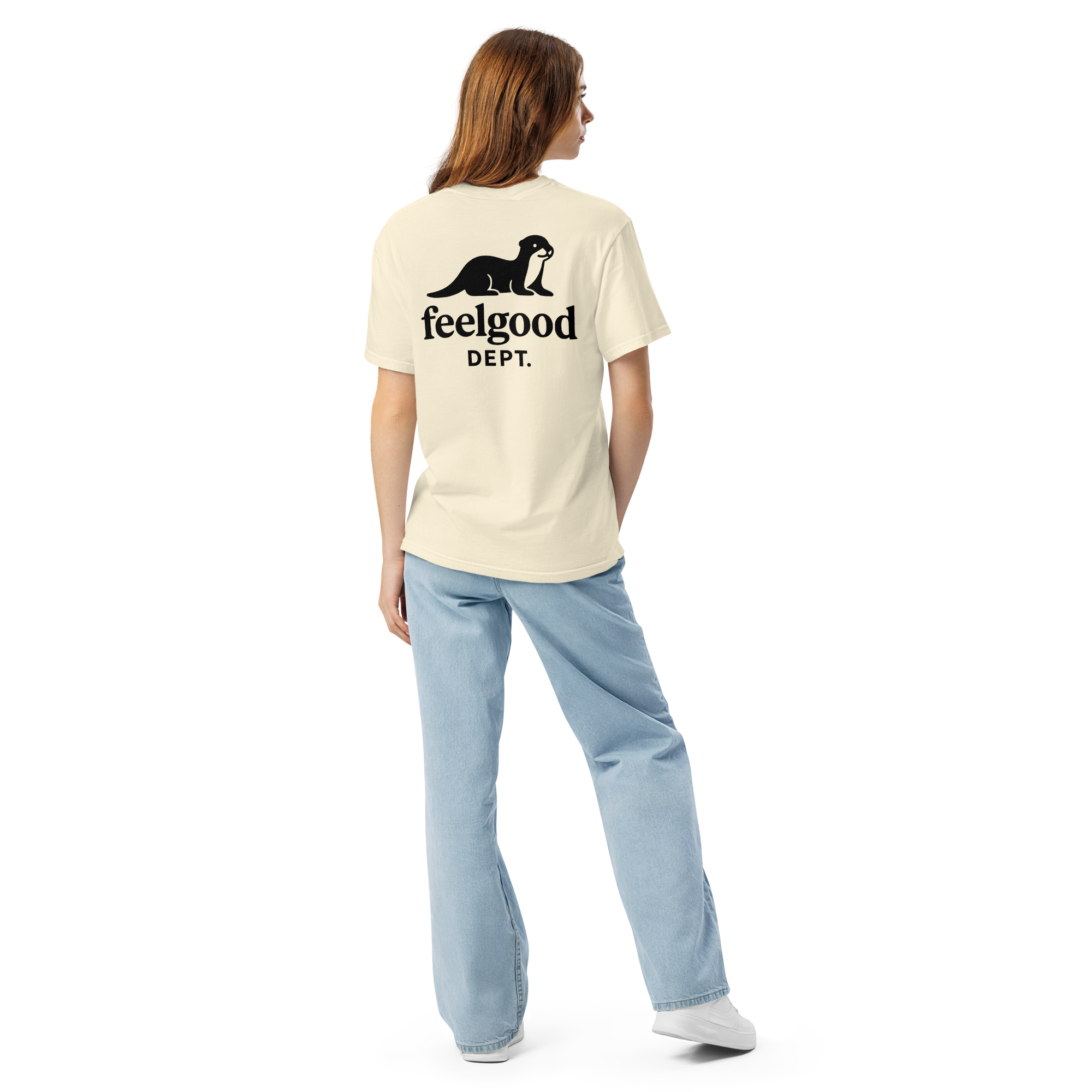 Garment-dyed heavy cotton T-shirt