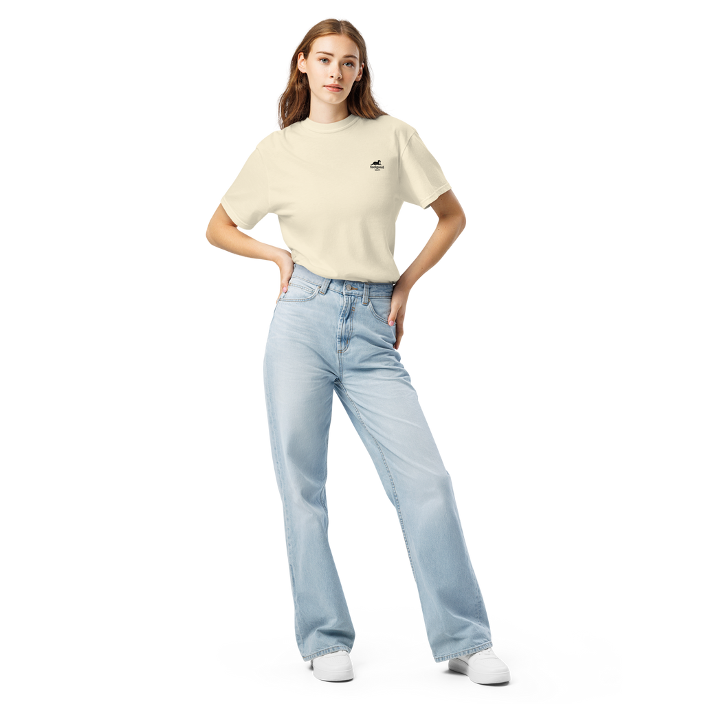 Garment-dyed heavy cotton T-shirt