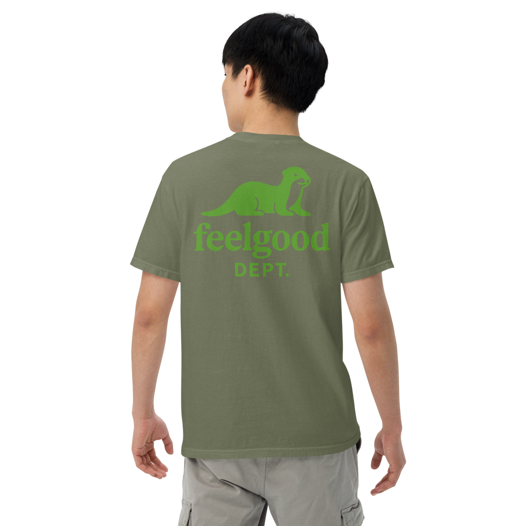 double-needle topstitched collar