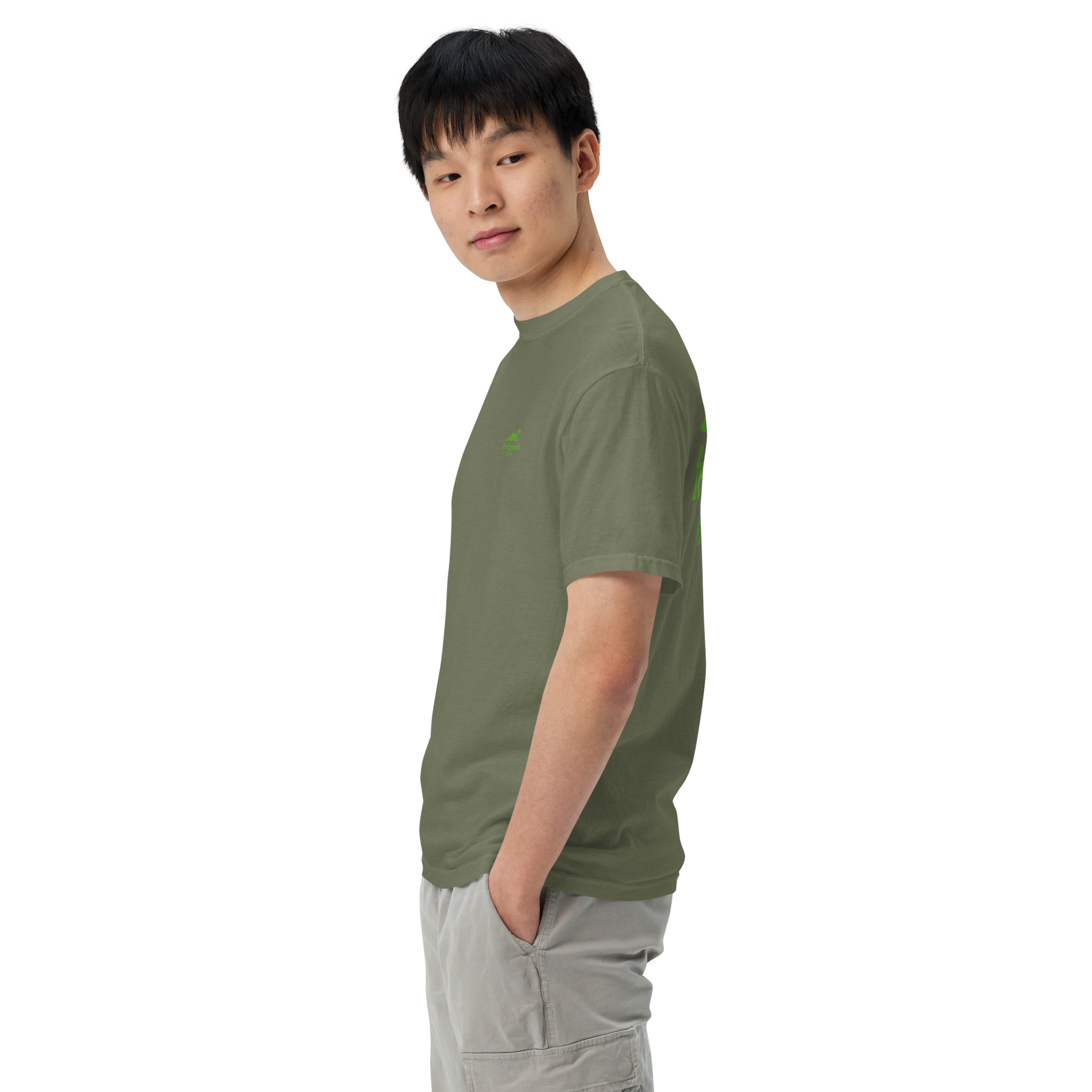 double-needle topstitched collar