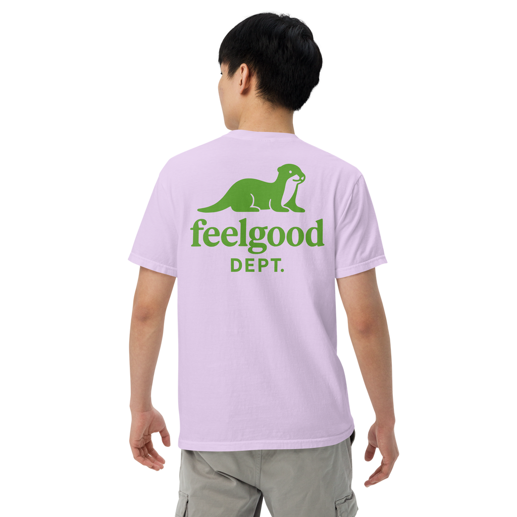 double-needle topstitched collar