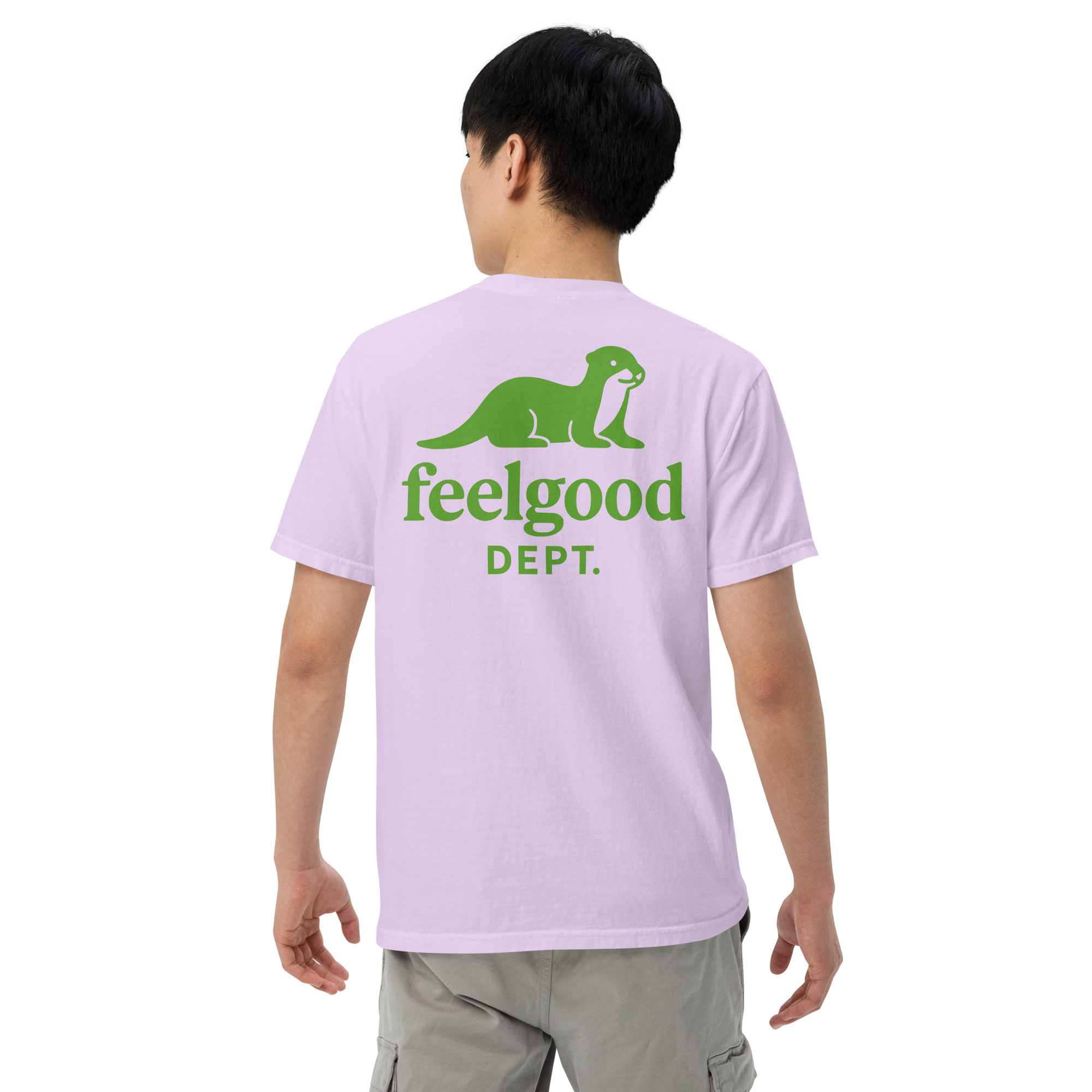 double-needle topstitched collar