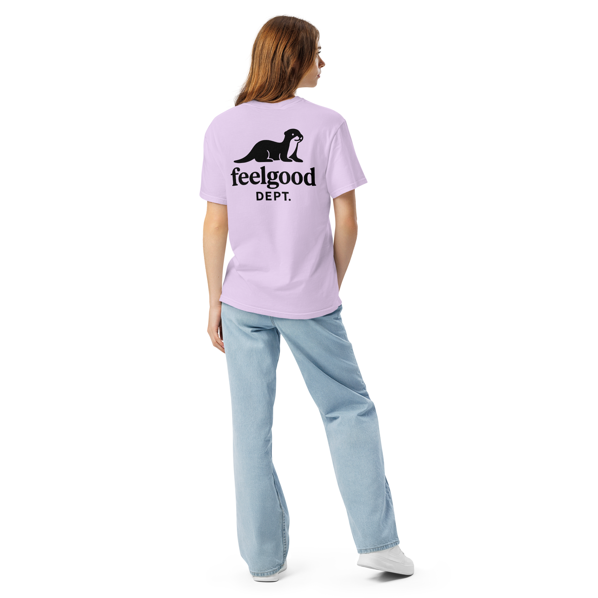 Garment-dyed heavy cotton T-shirt