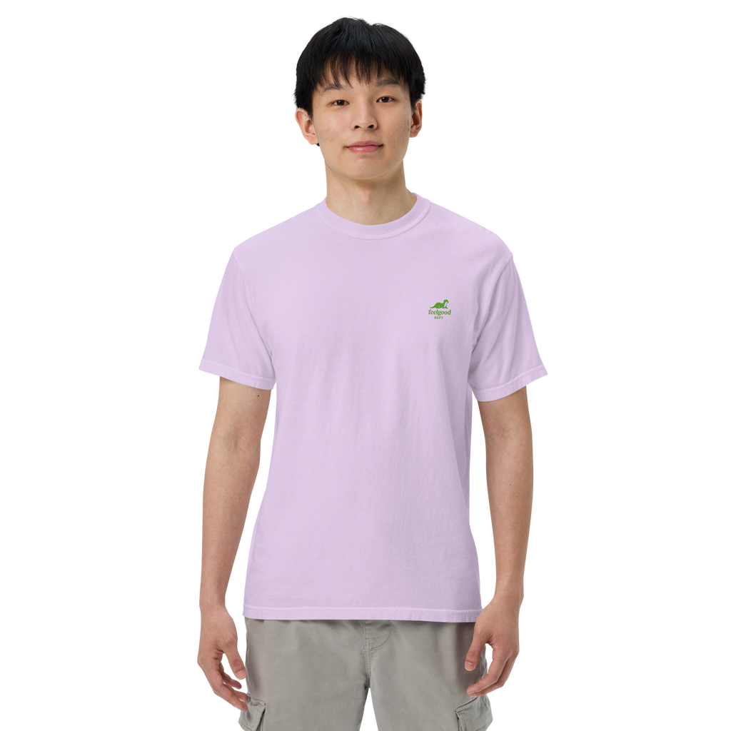 double-needle topstitched collar