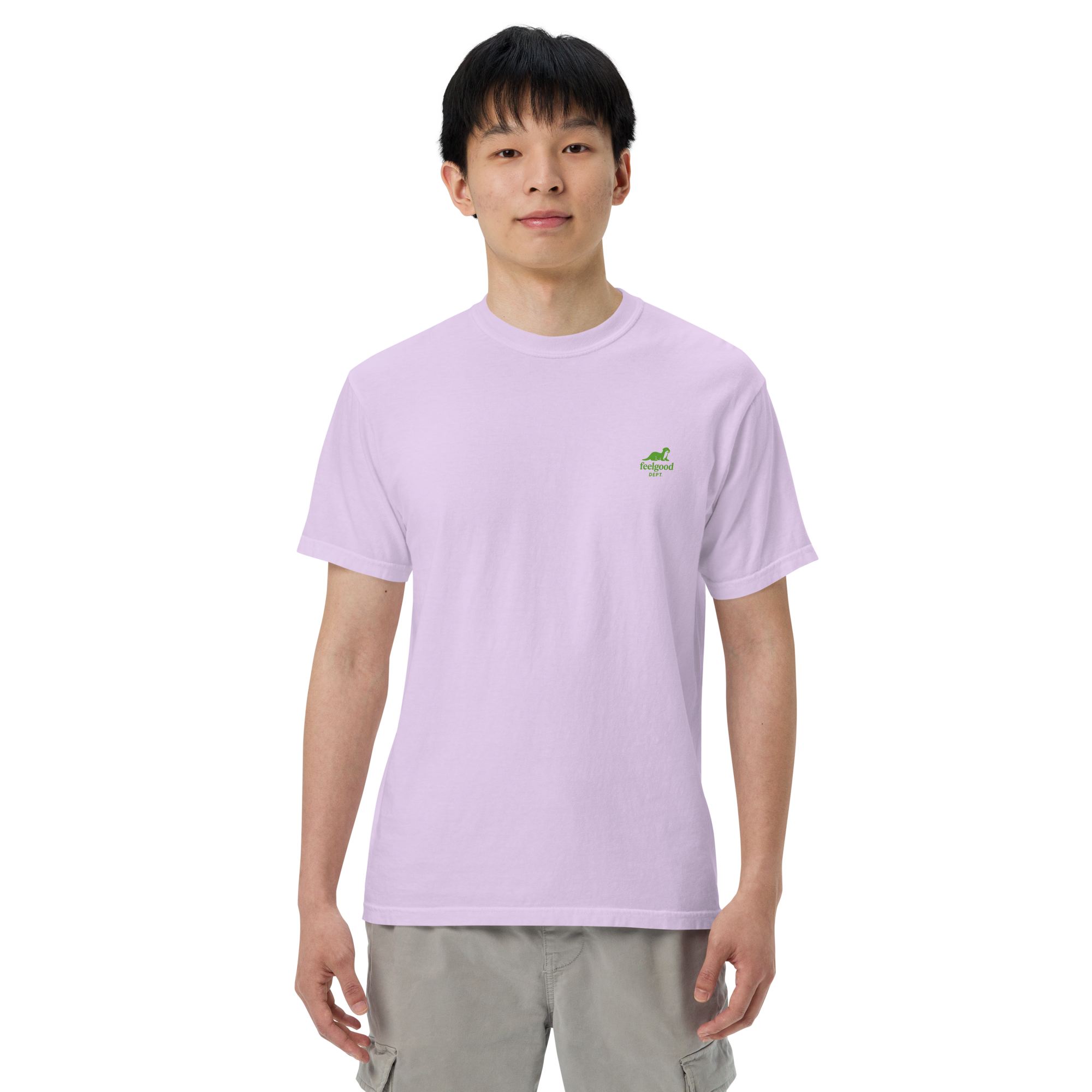 double-needle topstitched collar