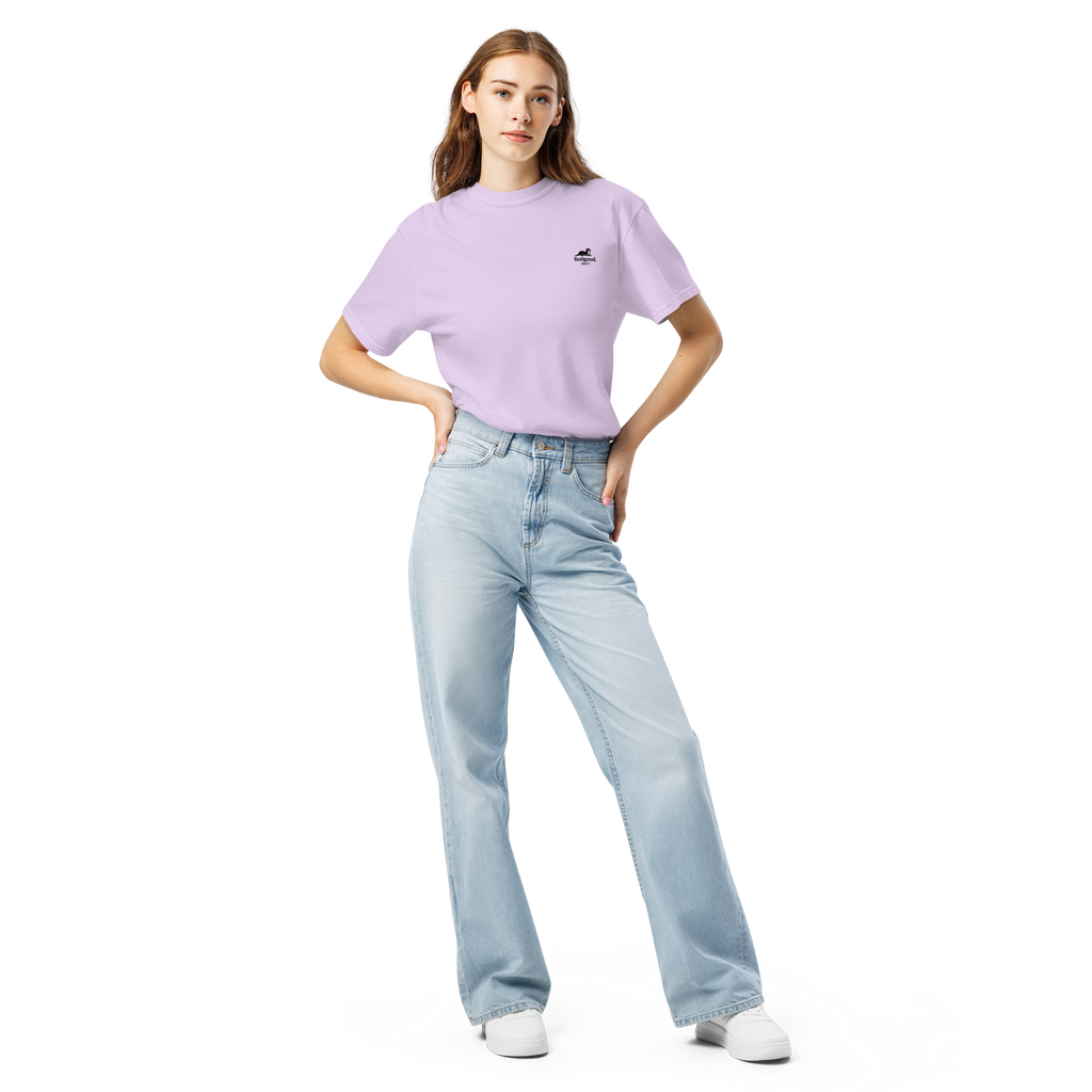 Garment-dyed heavy cotton T-shirt