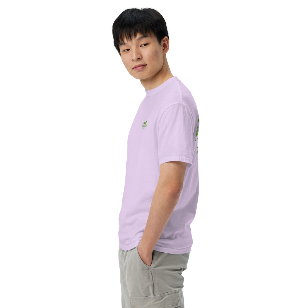 double-needle topstitched collar