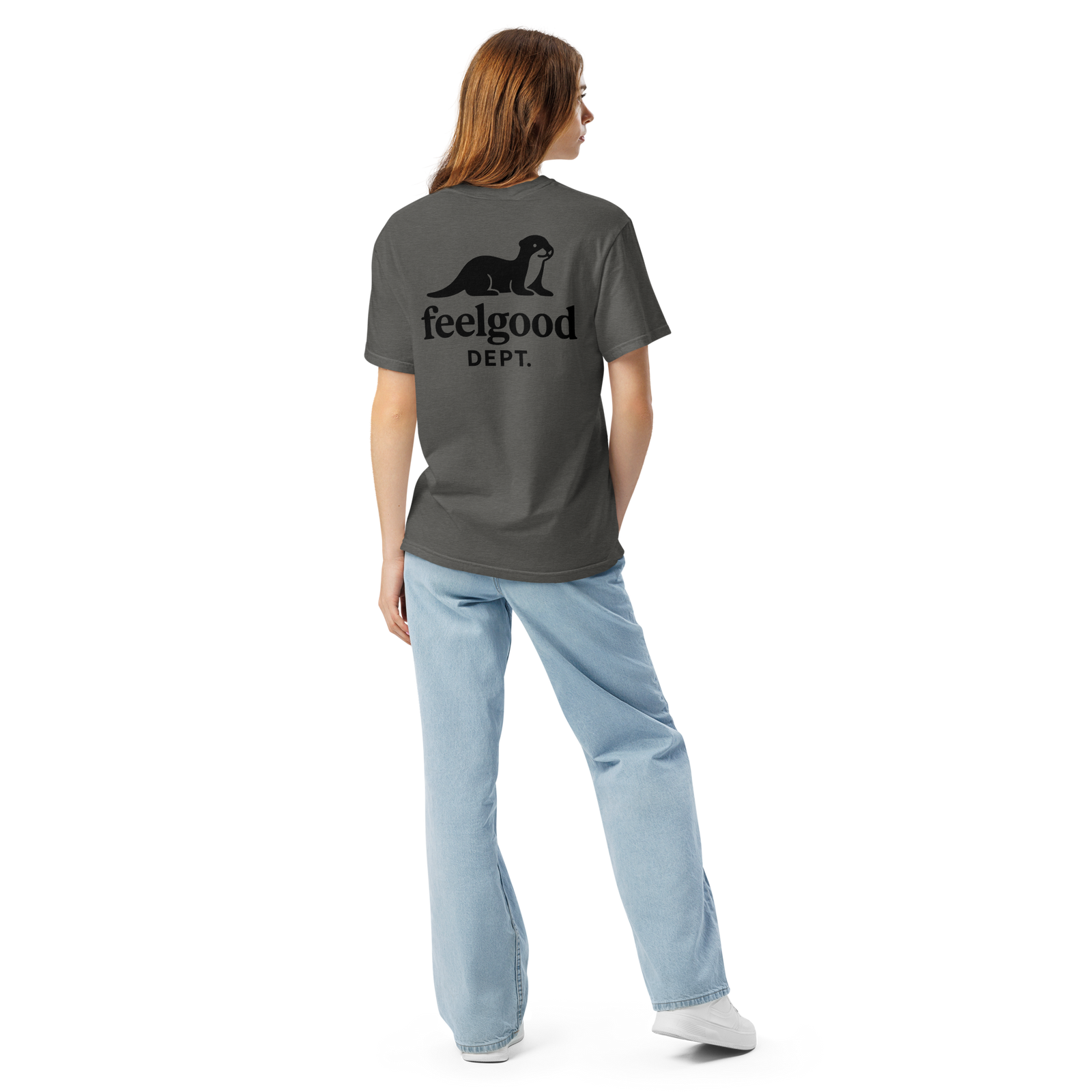 Garment-dyed heavy cotton T-shirt