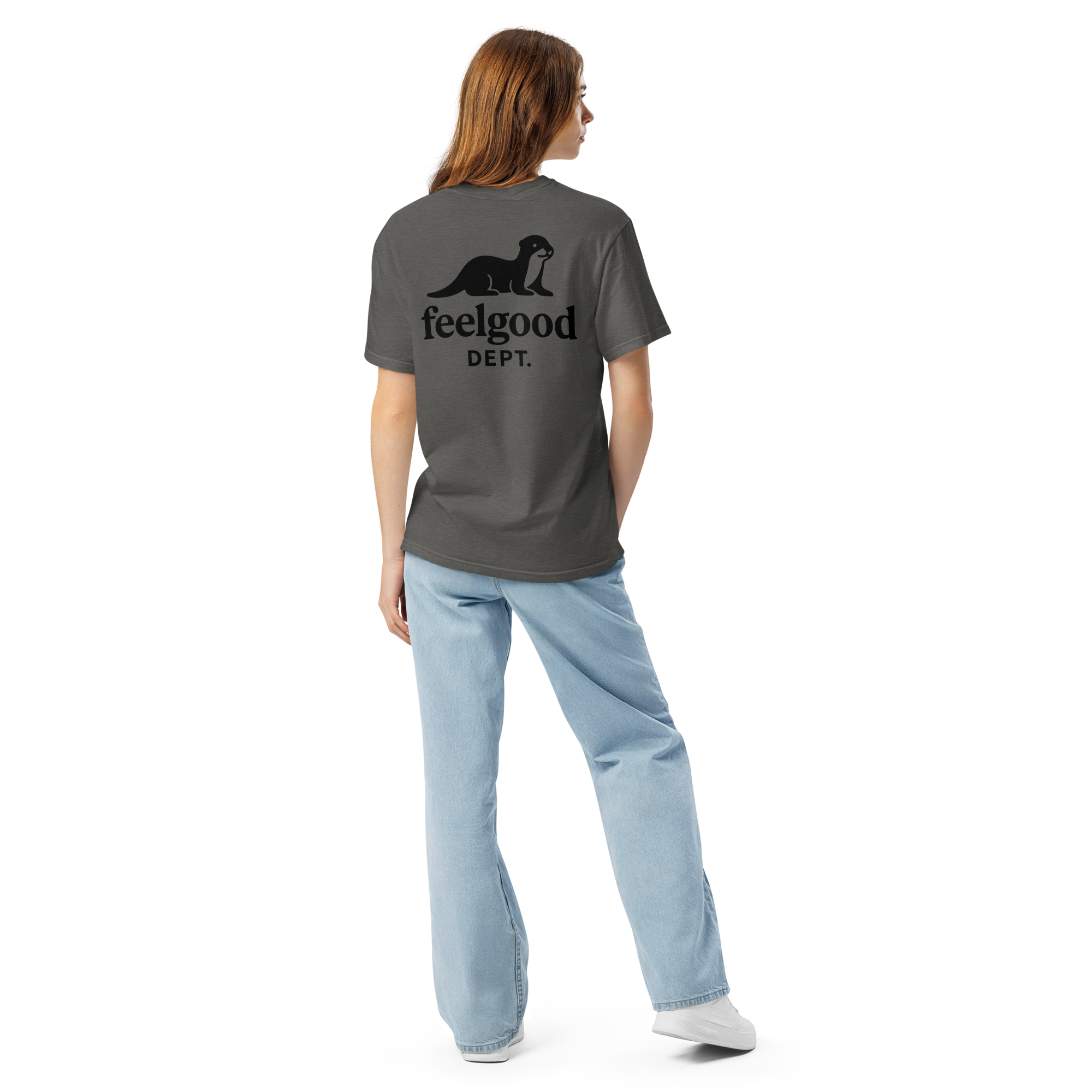 Garment-dyed heavy cotton T-shirt