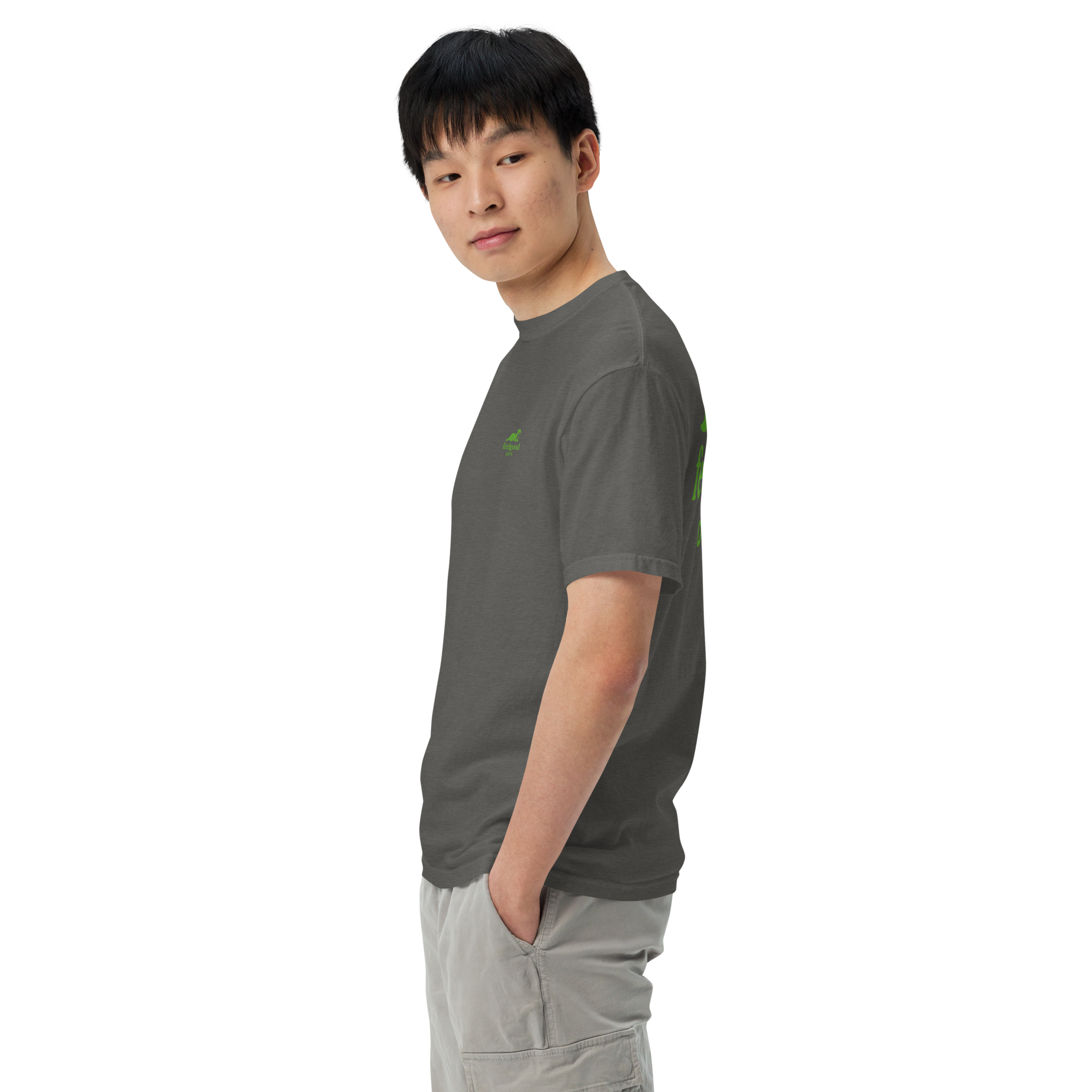 double-needle topstitched collar