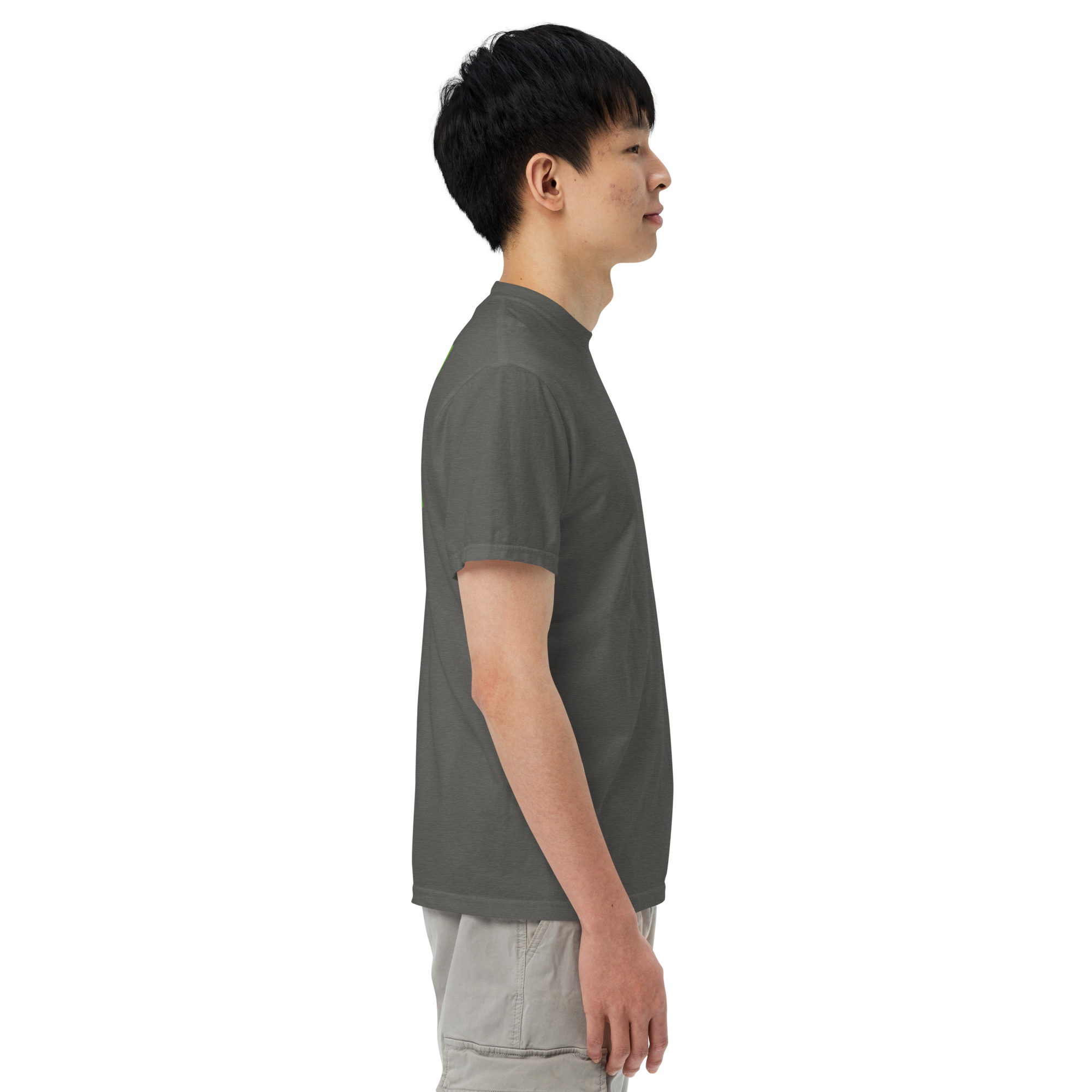 double-needle topstitched collar