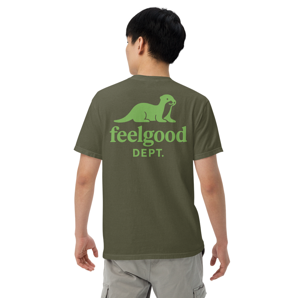 double-needle topstitched collar