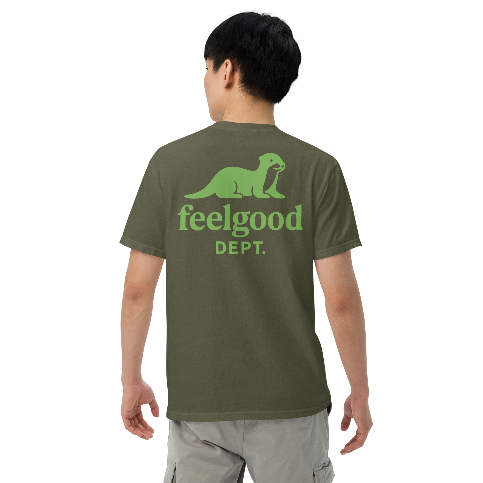 double-needle topstitched collar