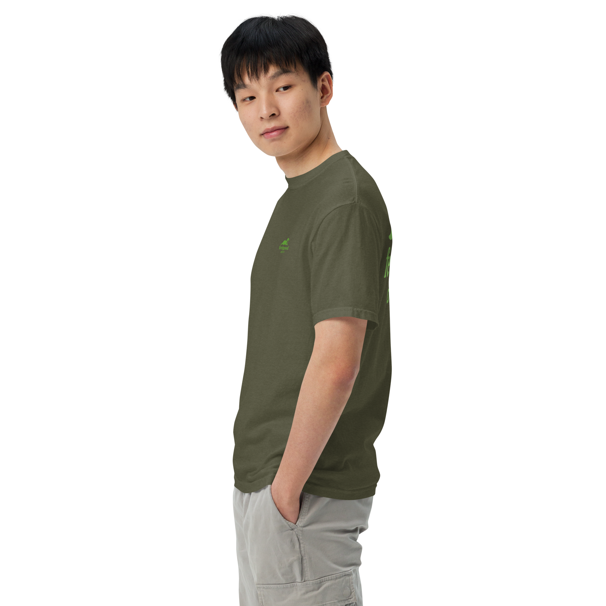 double-needle topstitched collar