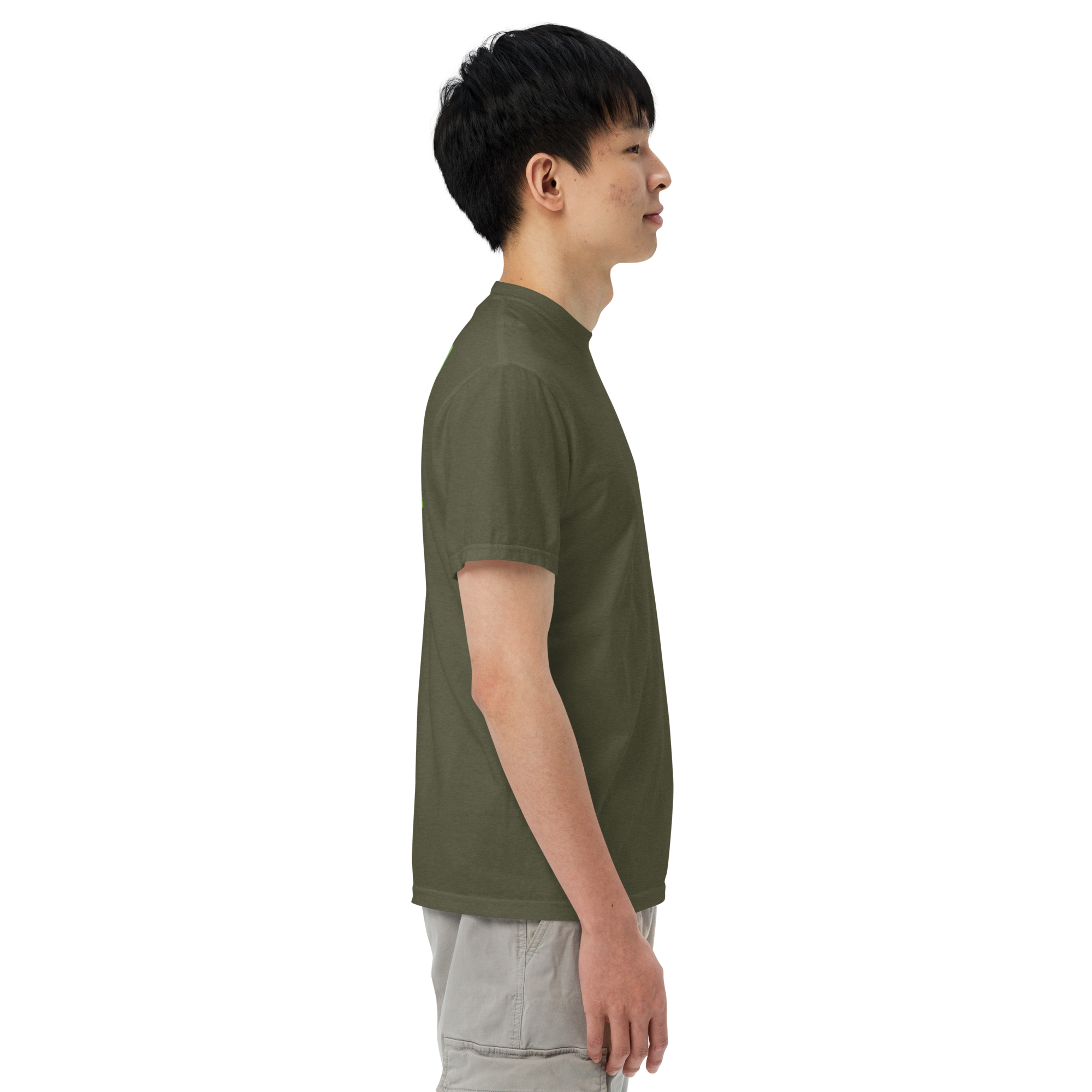 double-needle topstitched collar