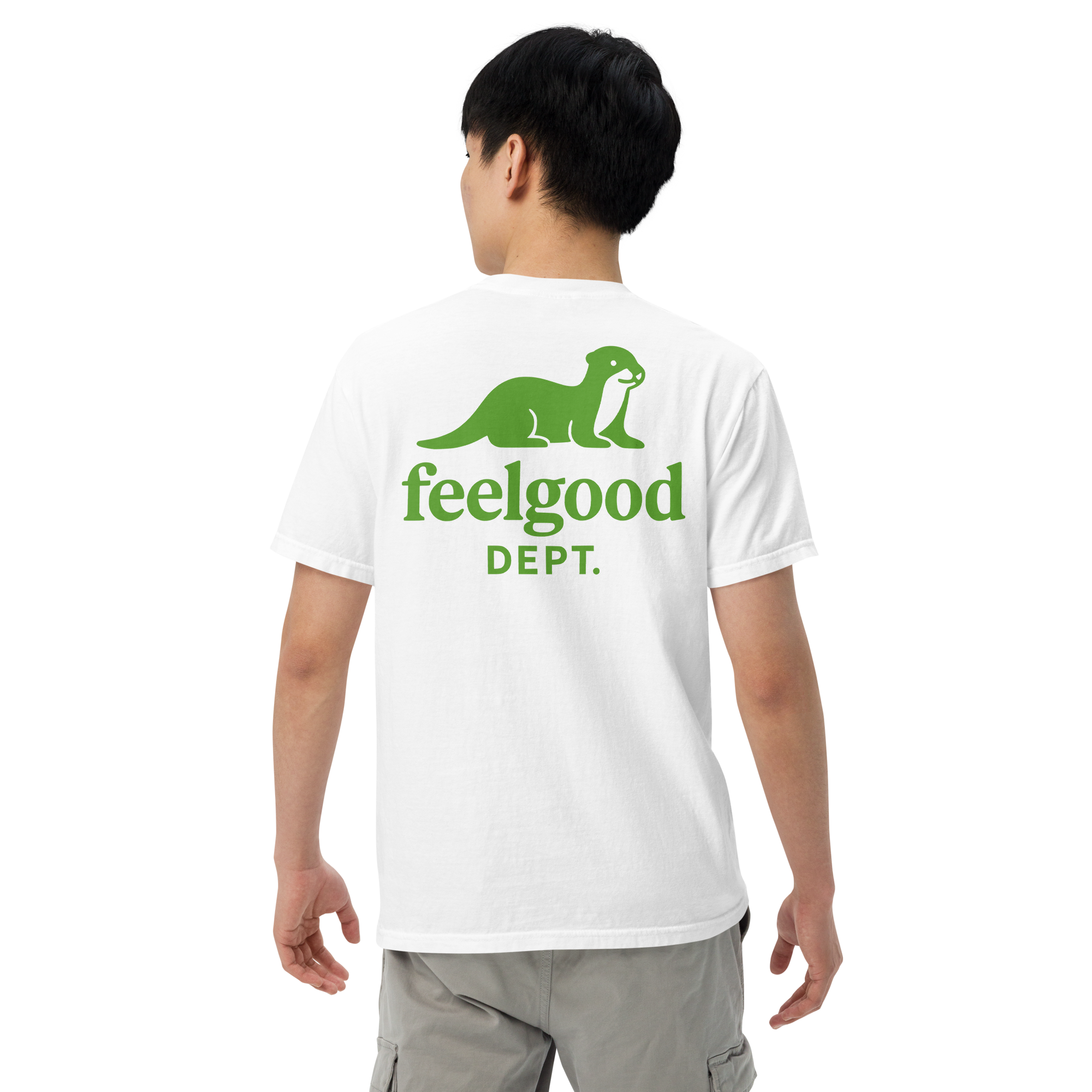 double-needle topstitched collar