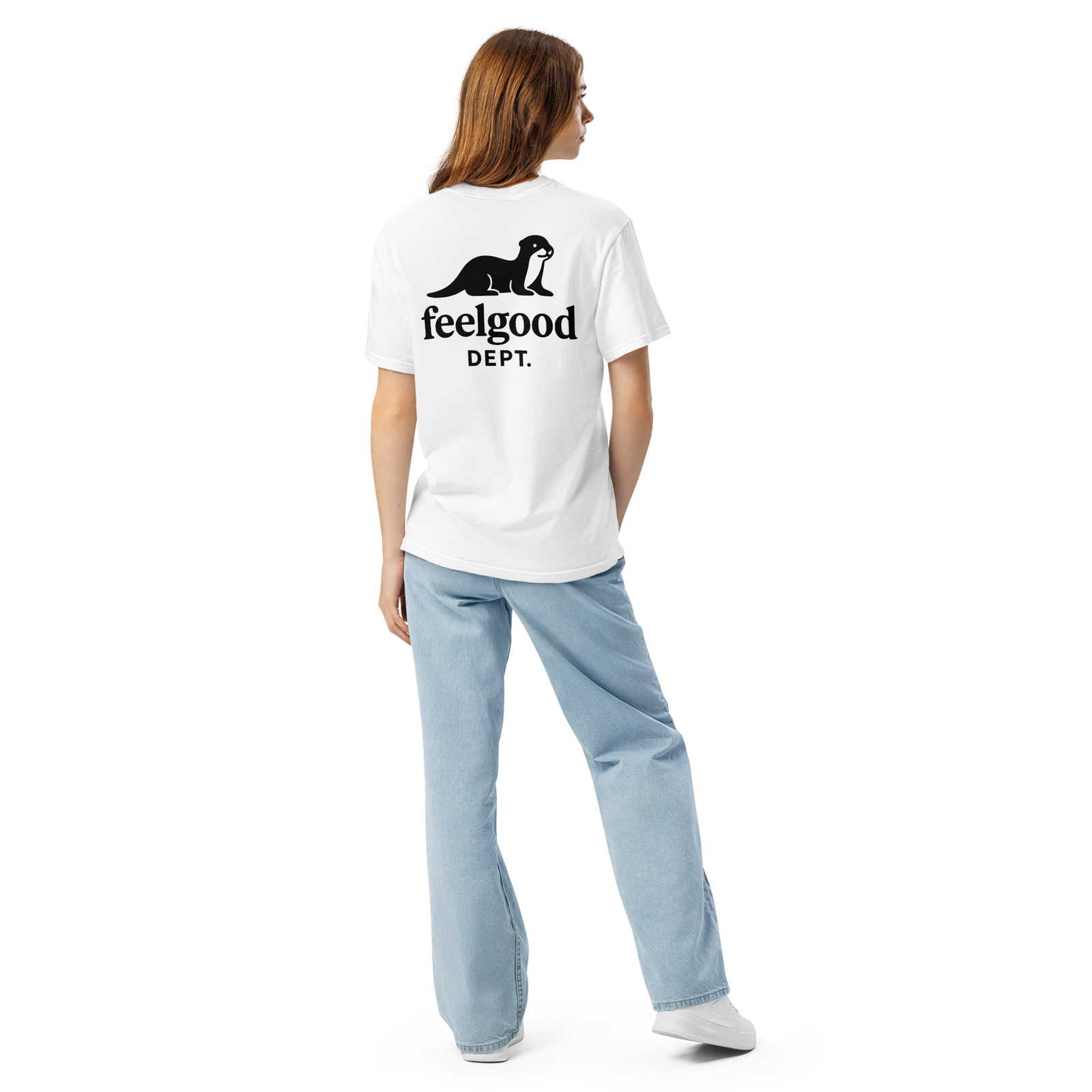 Garment-dyed heavy cotton T-shirt