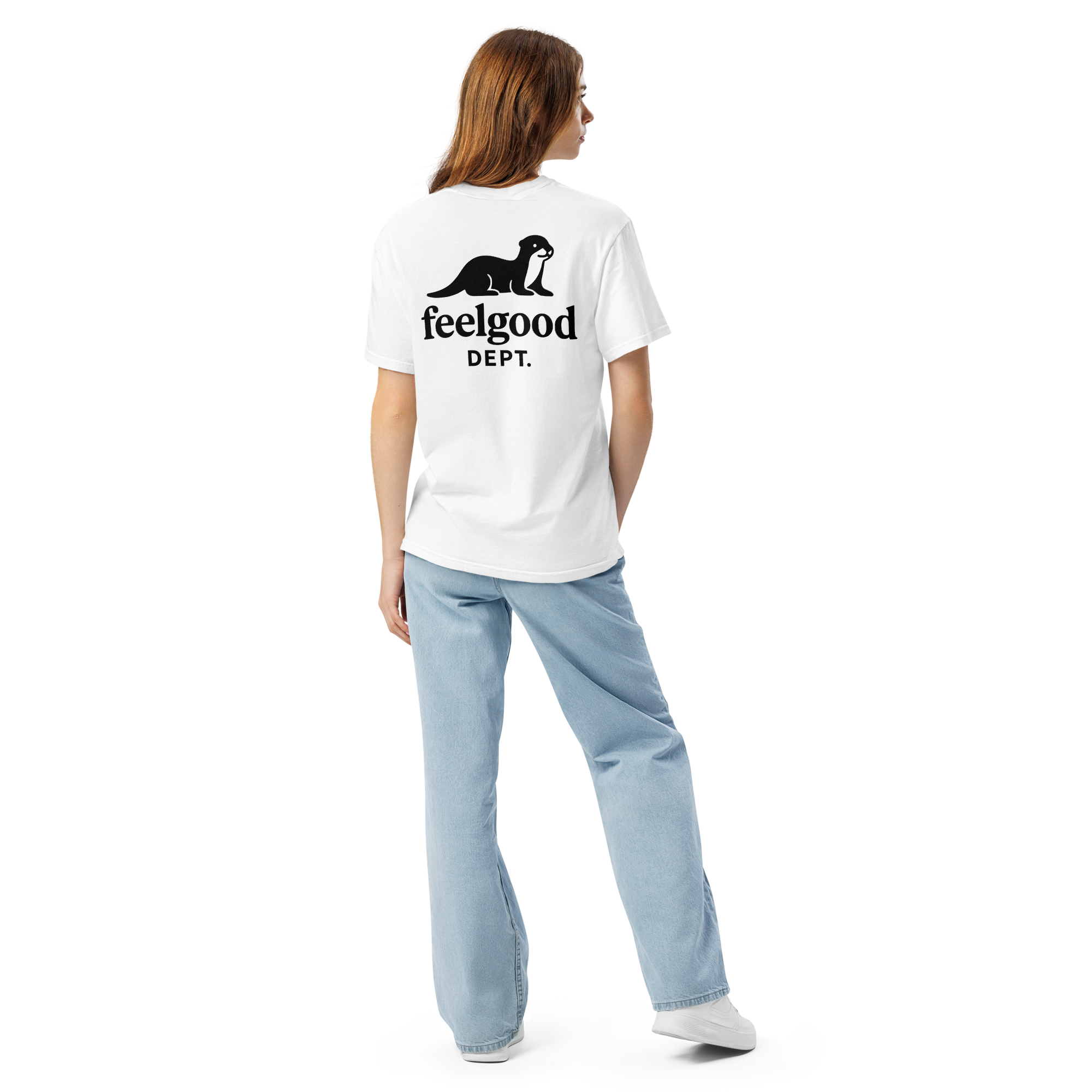 Garment-dyed heavy cotton T-shirt