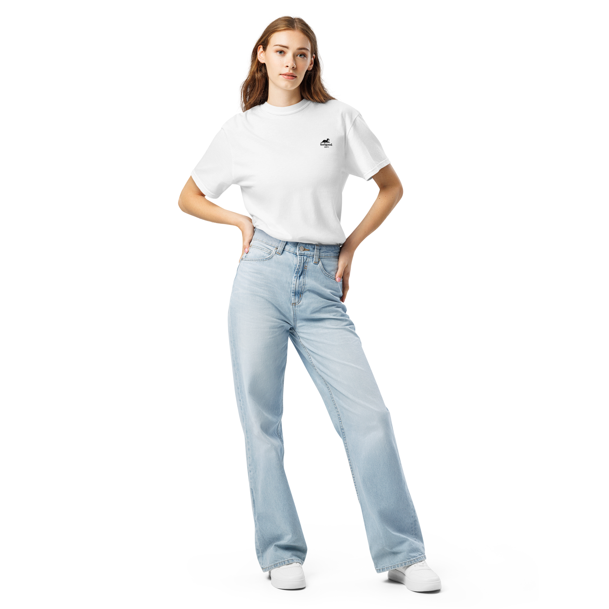 Garment-dyed heavy cotton T-shirt