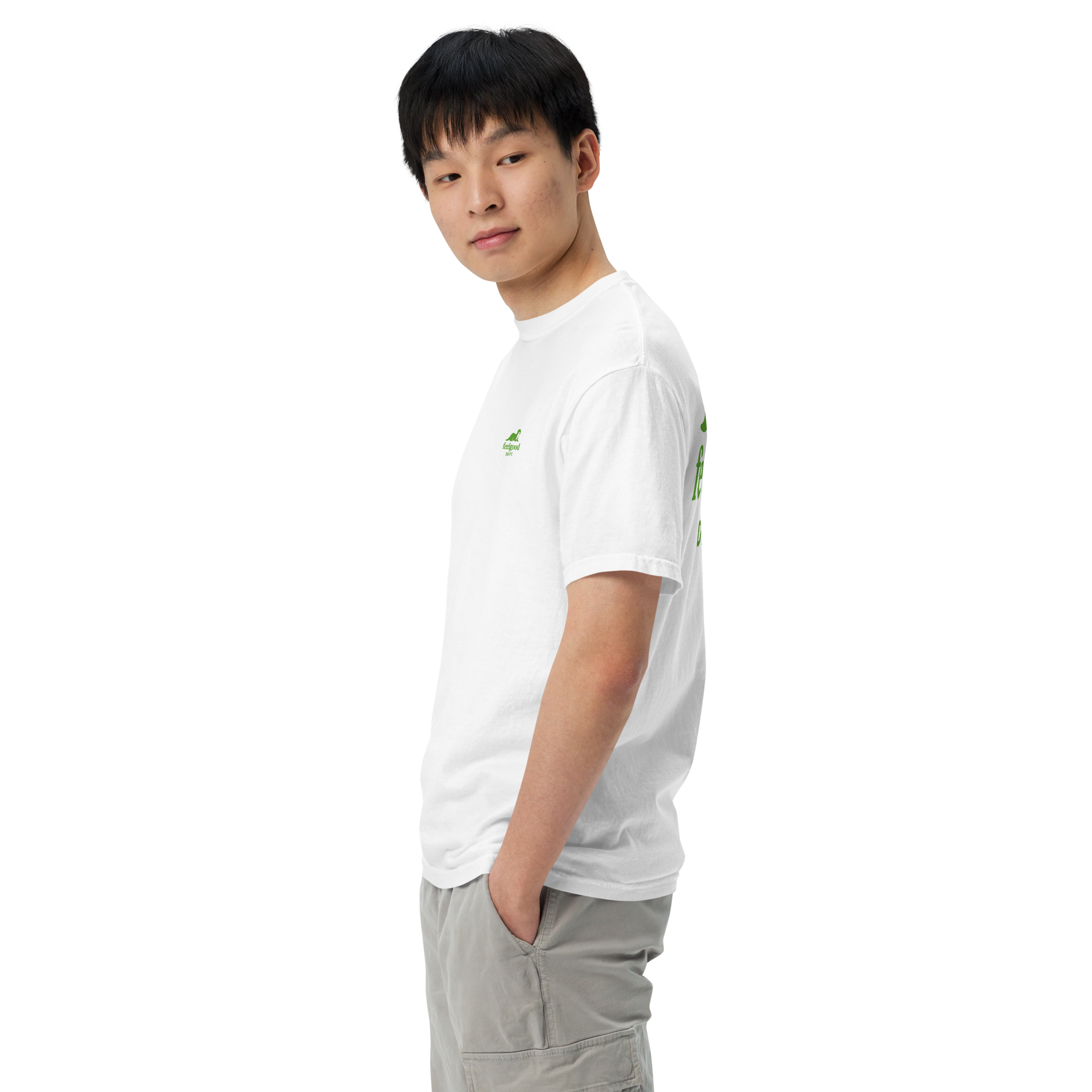 double-needle topstitched collar