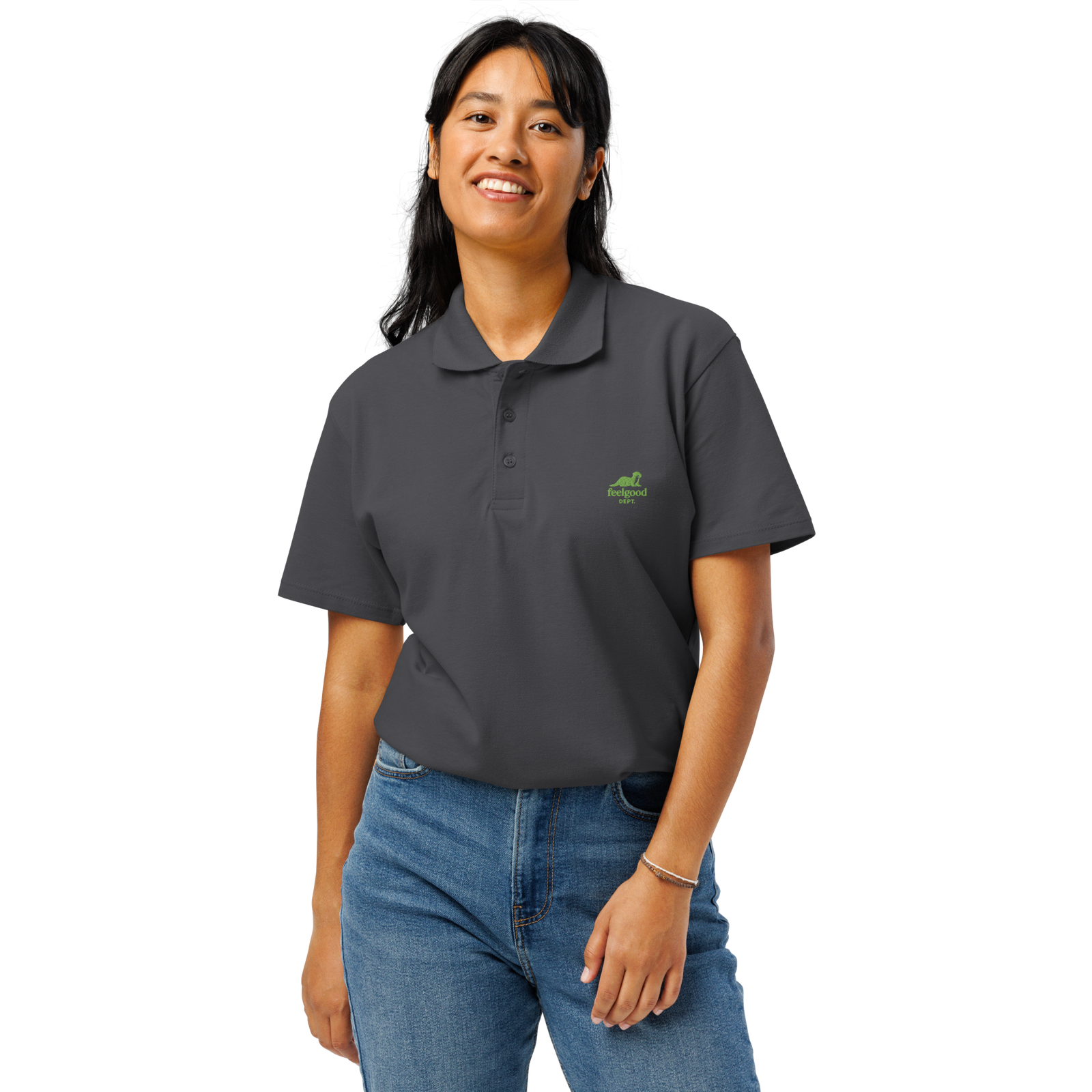 tone-on-tone 3-button placket