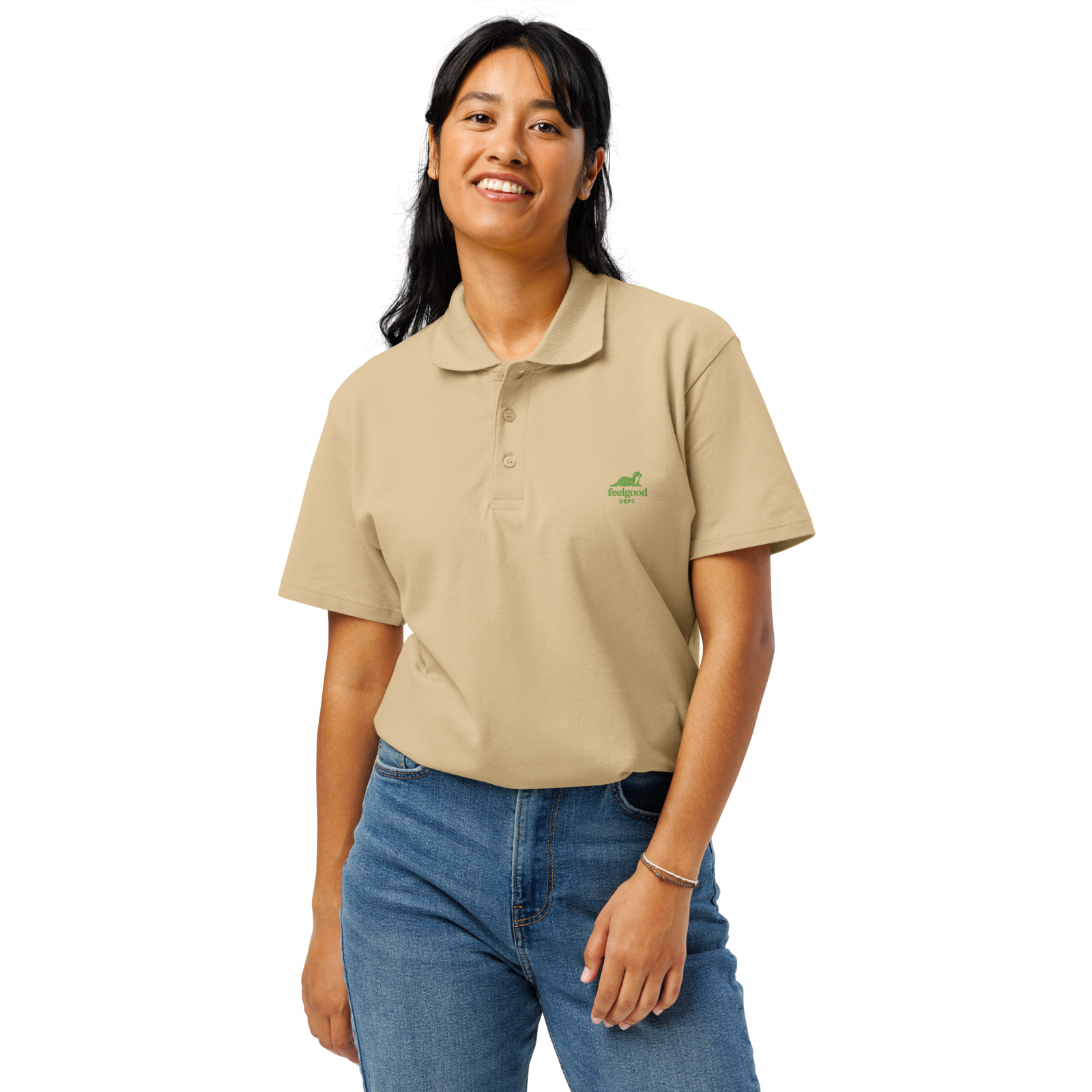 tone-on-tone 3-button placket